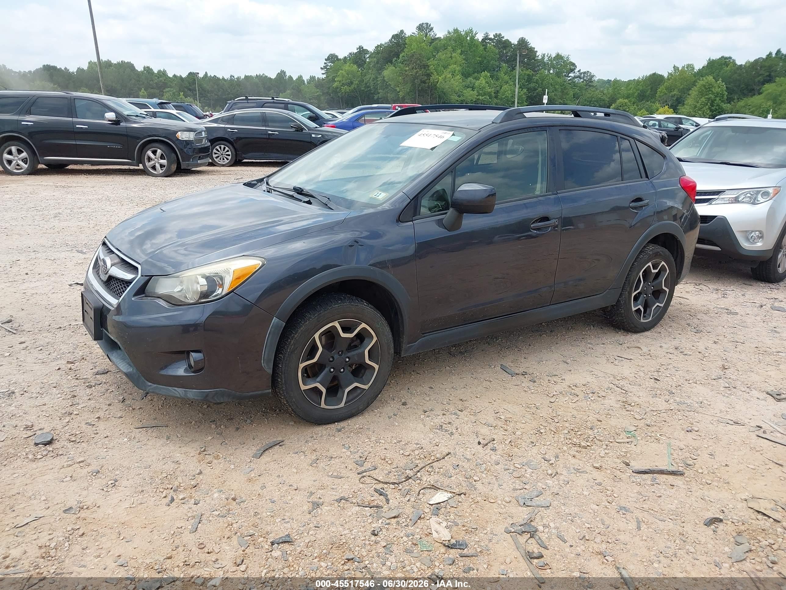 2014 Subaru Xv Crosstrek 2.0i Premium Blue vin: JF2GPACC4E8254181