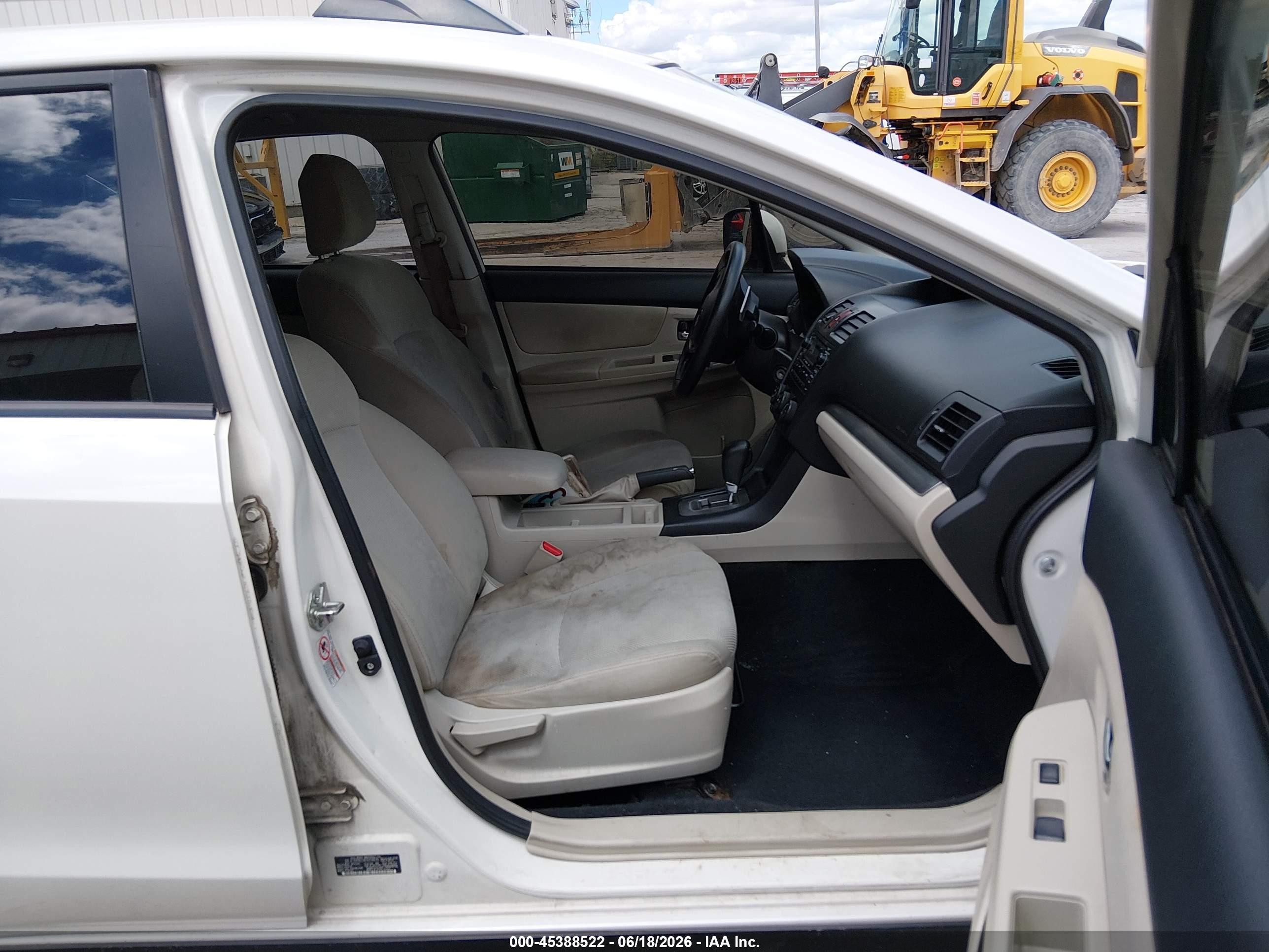 2014 Subaru Xv Crosstrek 2.0i Premium White vin: JF2GPACC4E8258635