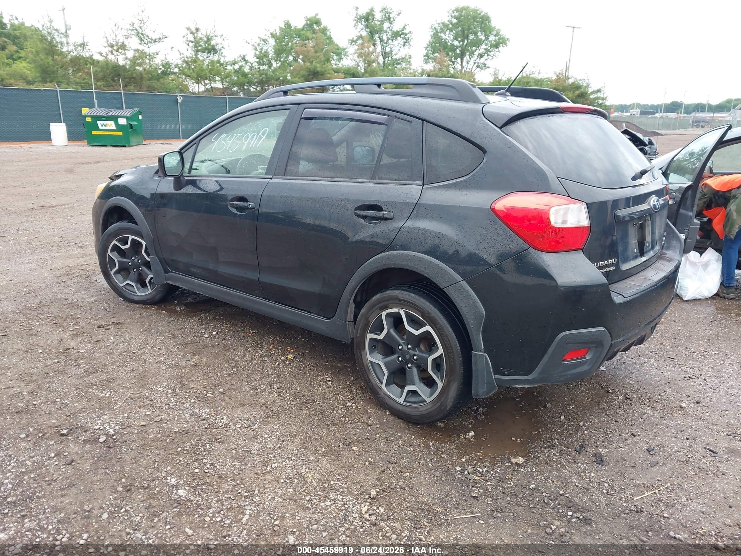 2014 Subaru Xv Crosstrek 2.0i Premium Black vin: JF2GPACC4E8290162