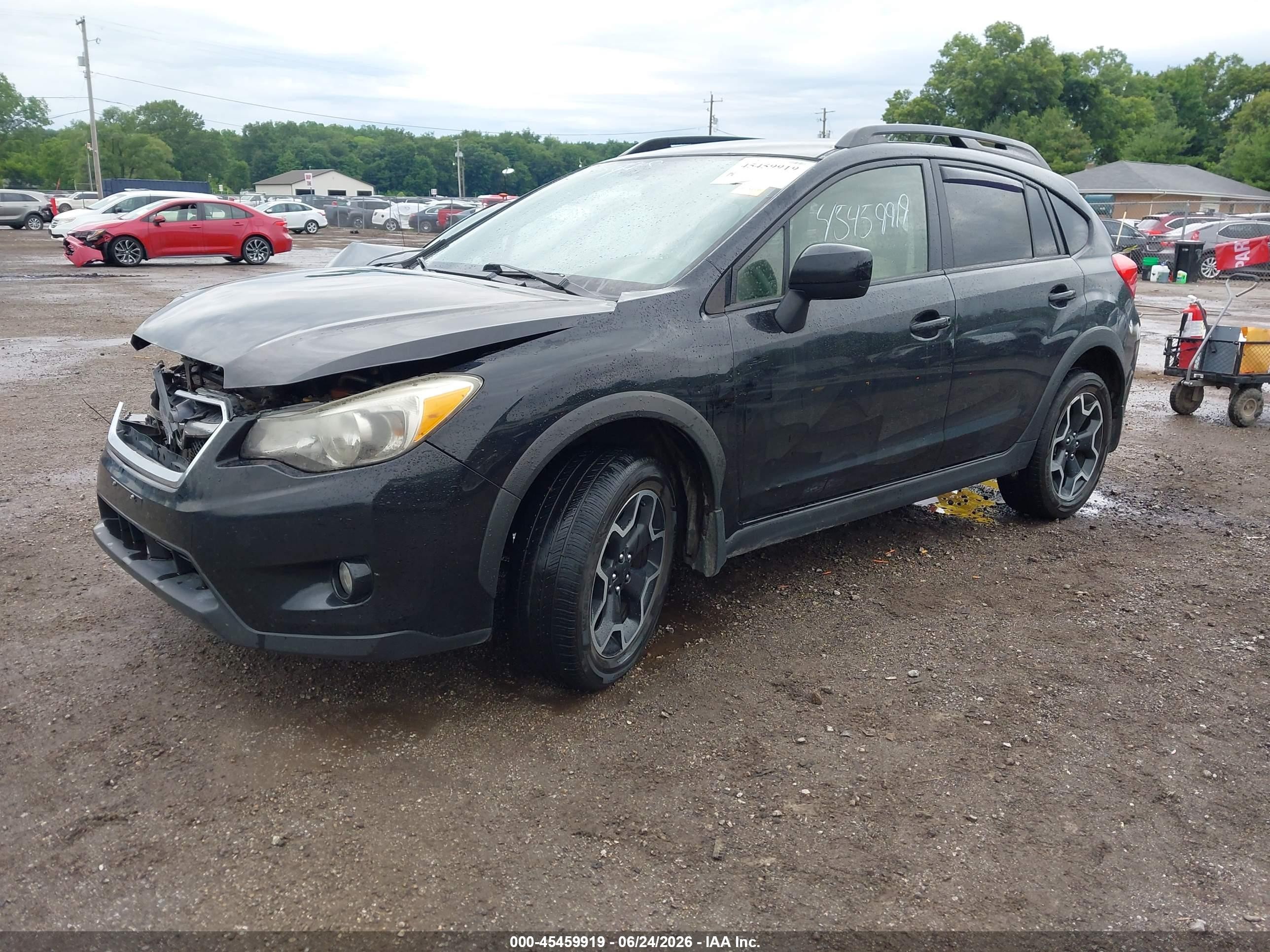 2014 Subaru Xv Crosstrek 2.0i Premium Black vin: JF2GPACC4E8290162