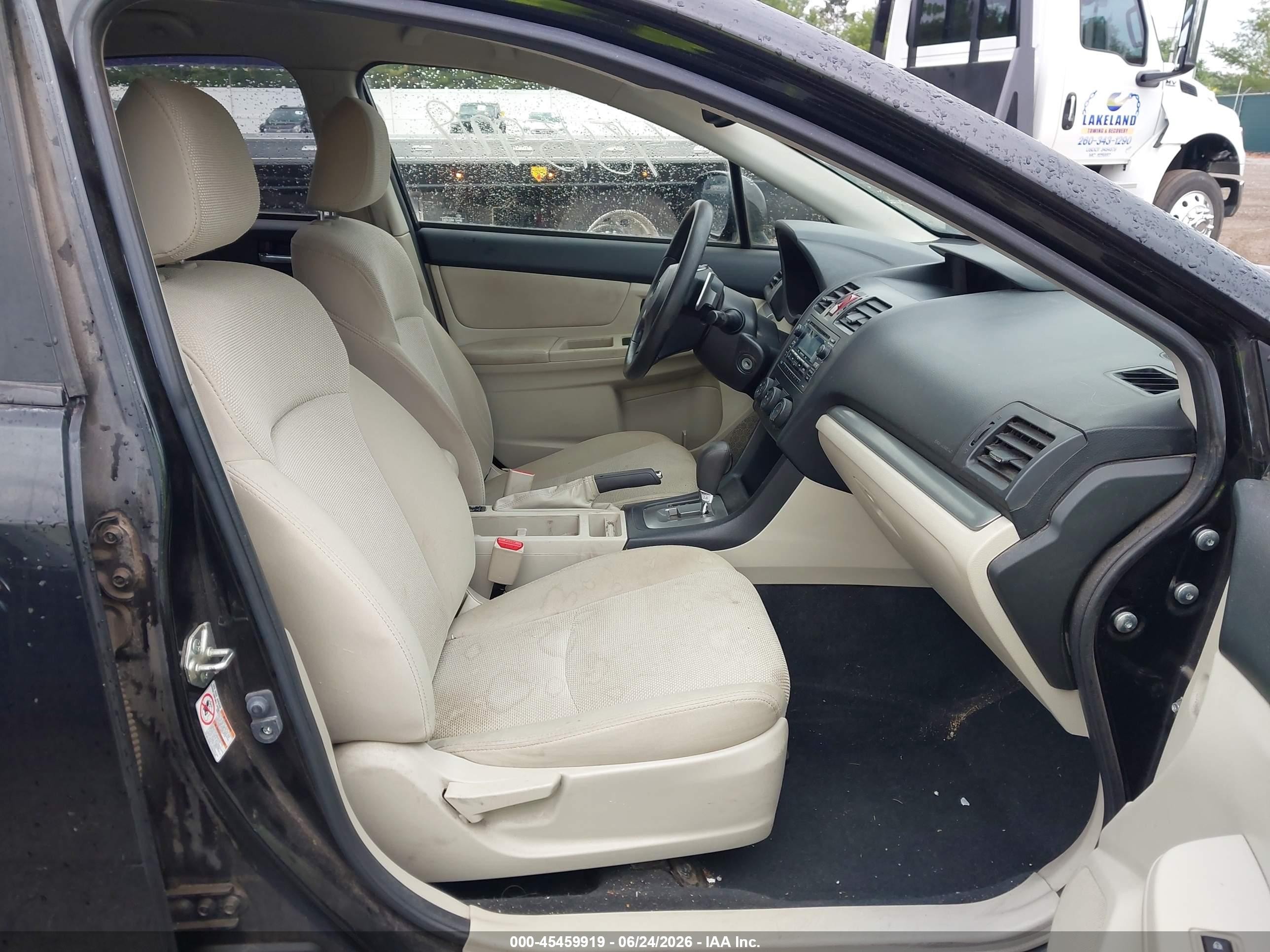 2014 Subaru Xv Crosstrek 2.0i Premium Black vin: JF2GPACC4E8290162