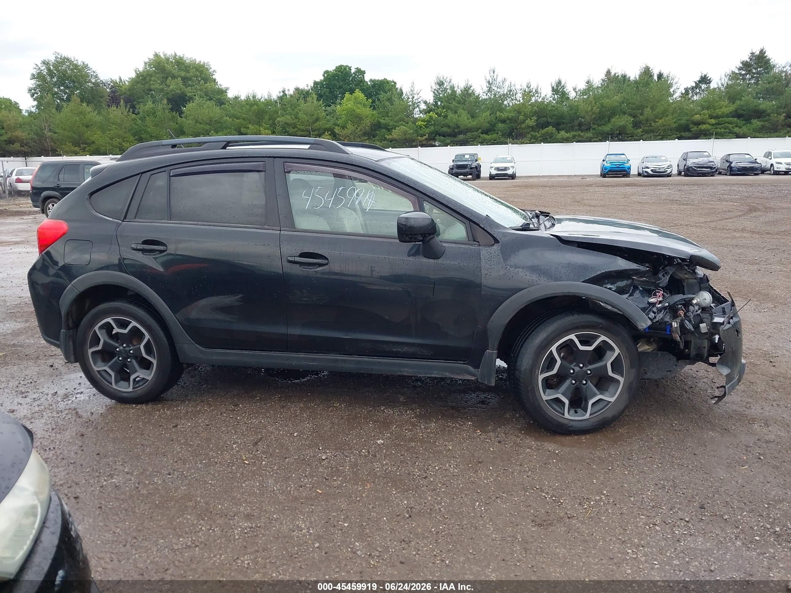 2014 Subaru Xv Crosstrek 2.0i Premium Black vin: JF2GPACC4E8290162