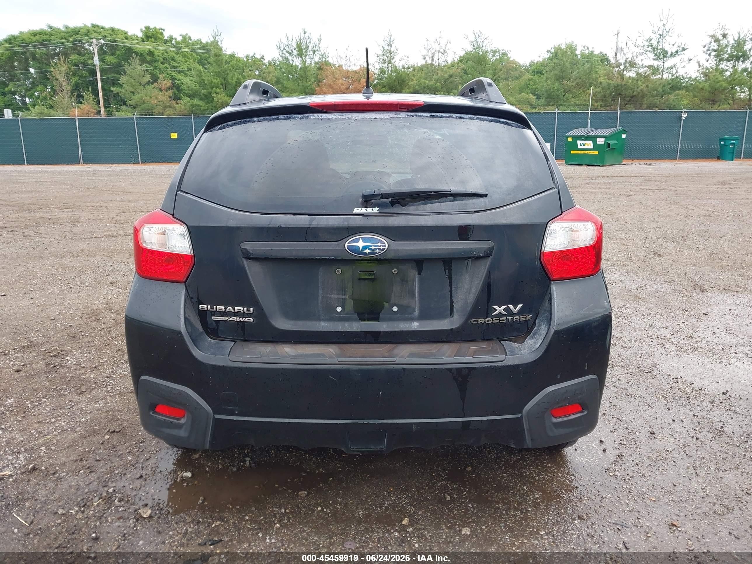 2014 Subaru Xv Crosstrek 2.0i Premium Black vin: JF2GPACC4E8290162