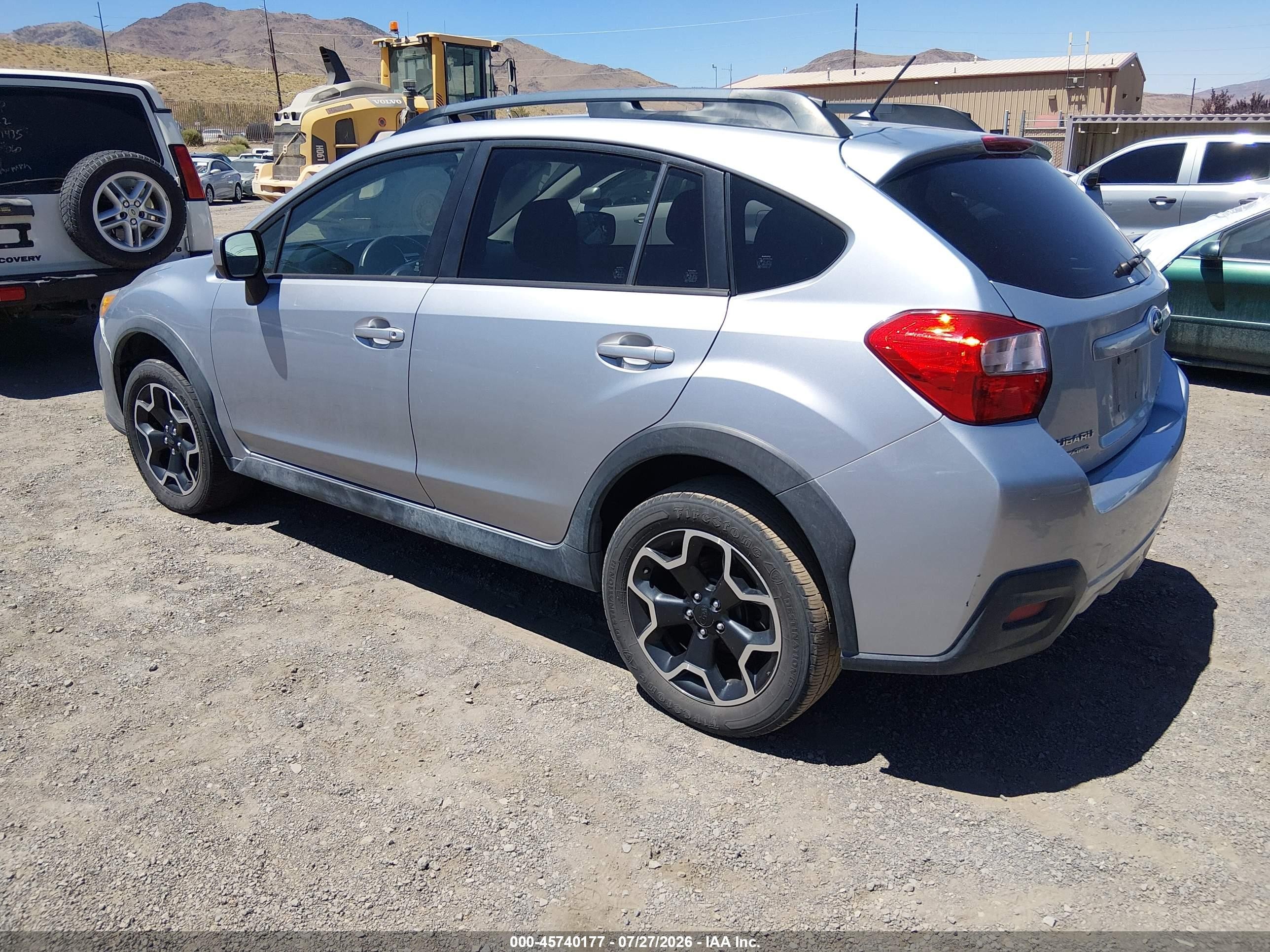 2014 Subaru Xv Crosstrek 2.0i Premium Gray vin: JF2GPACC4E8291215