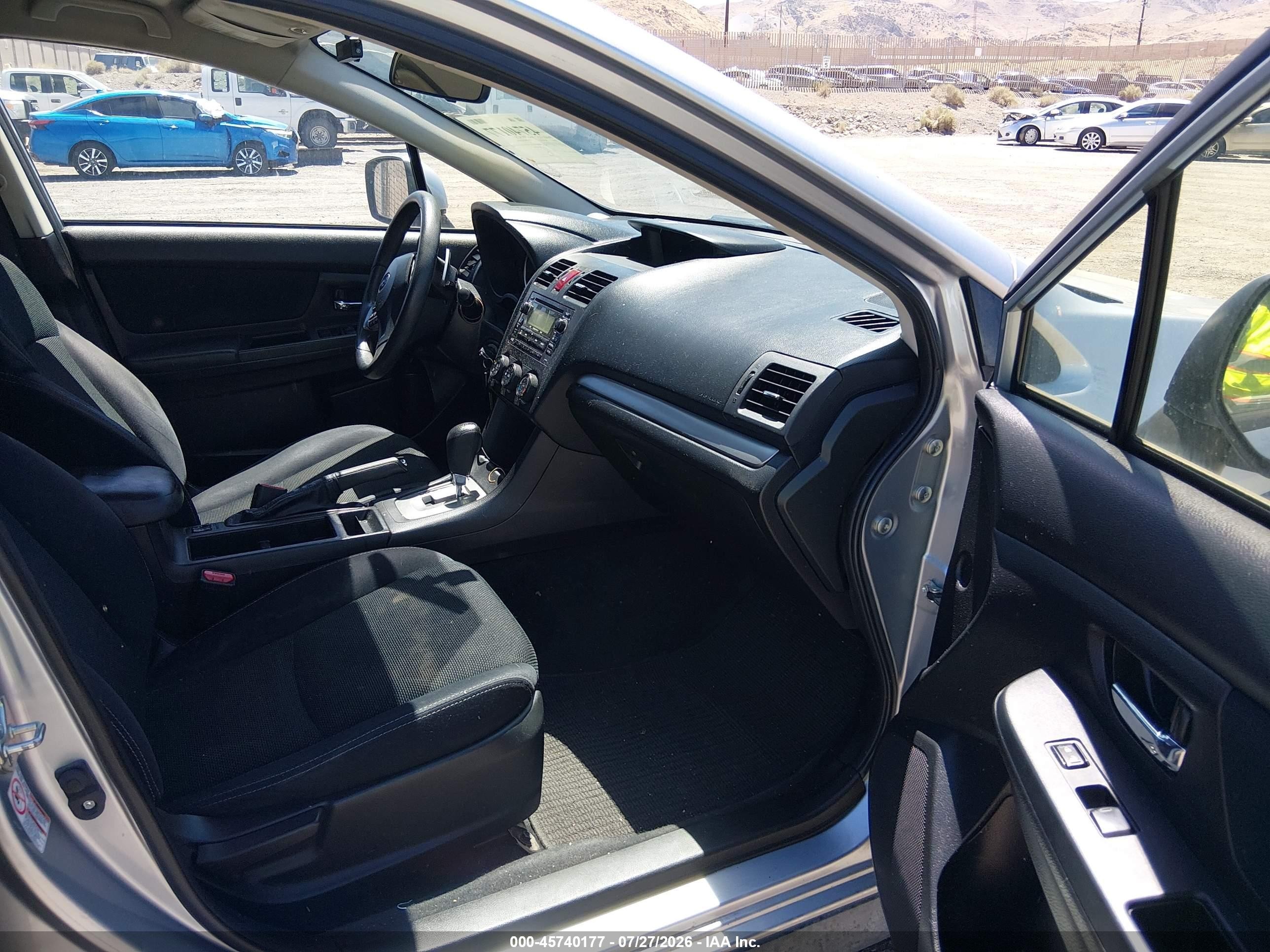 2014 Subaru Xv Crosstrek 2.0i Premium Gray vin: JF2GPACC4E8291215