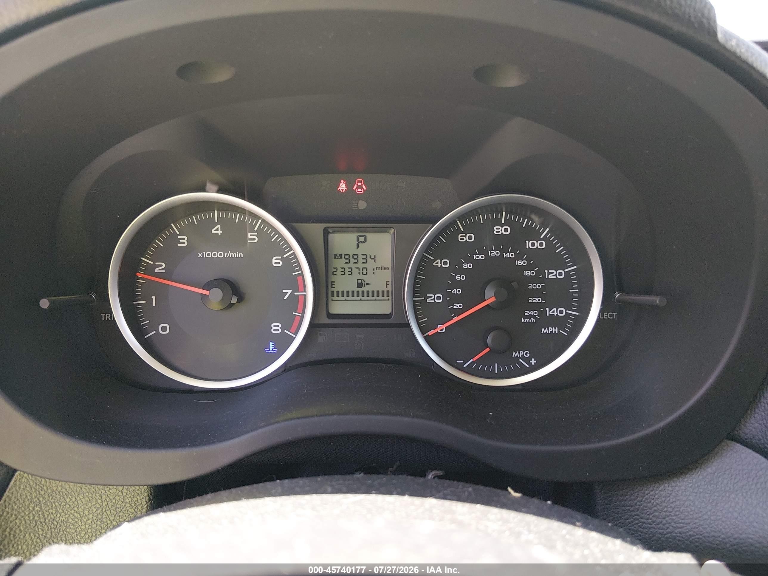 2014 Subaru Xv Crosstrek 2.0i Premium Gray vin: JF2GPACC4E8291215