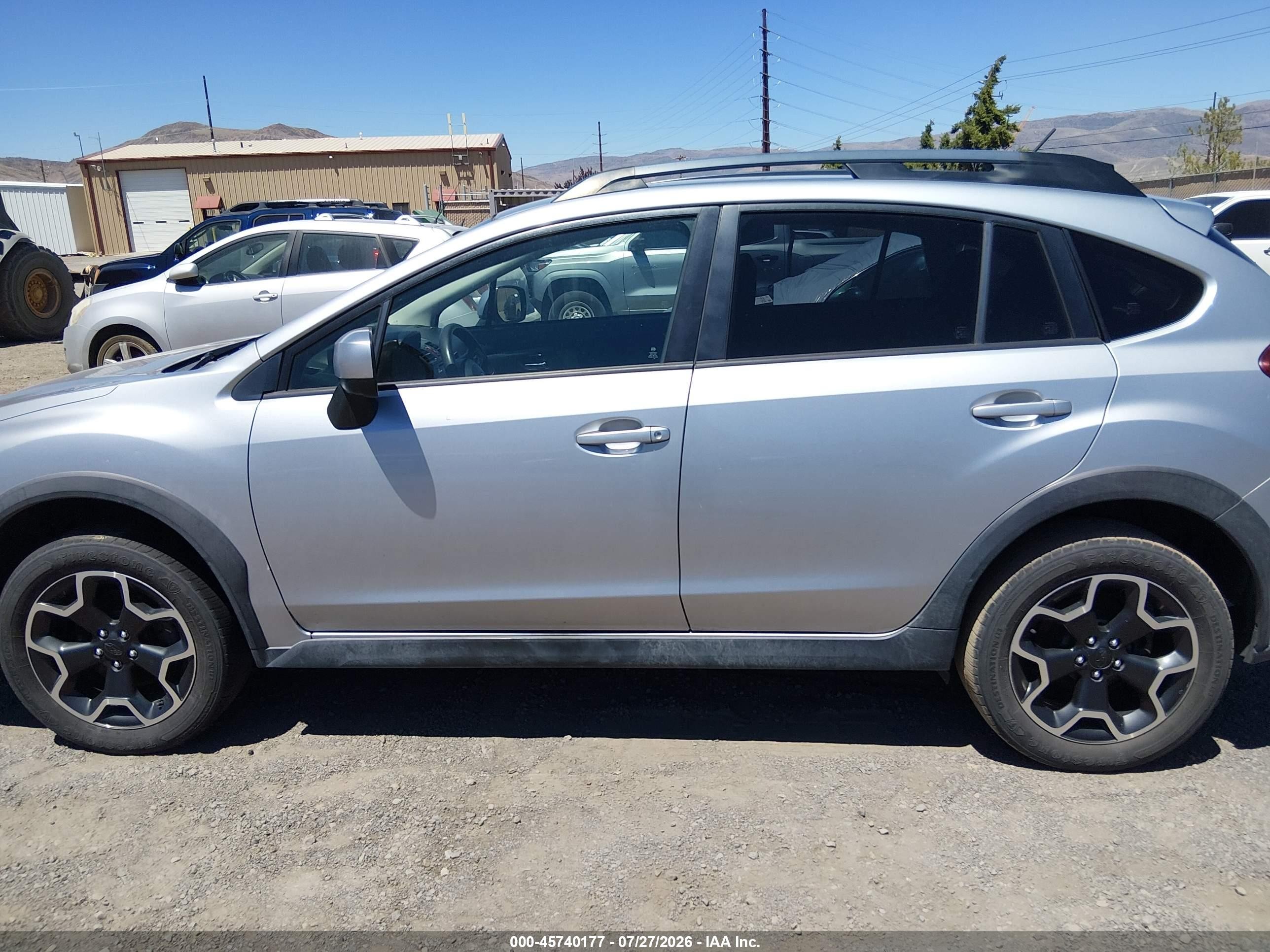 2014 Subaru Xv Crosstrek 2.0i Premium Gray vin: JF2GPACC4E8291215