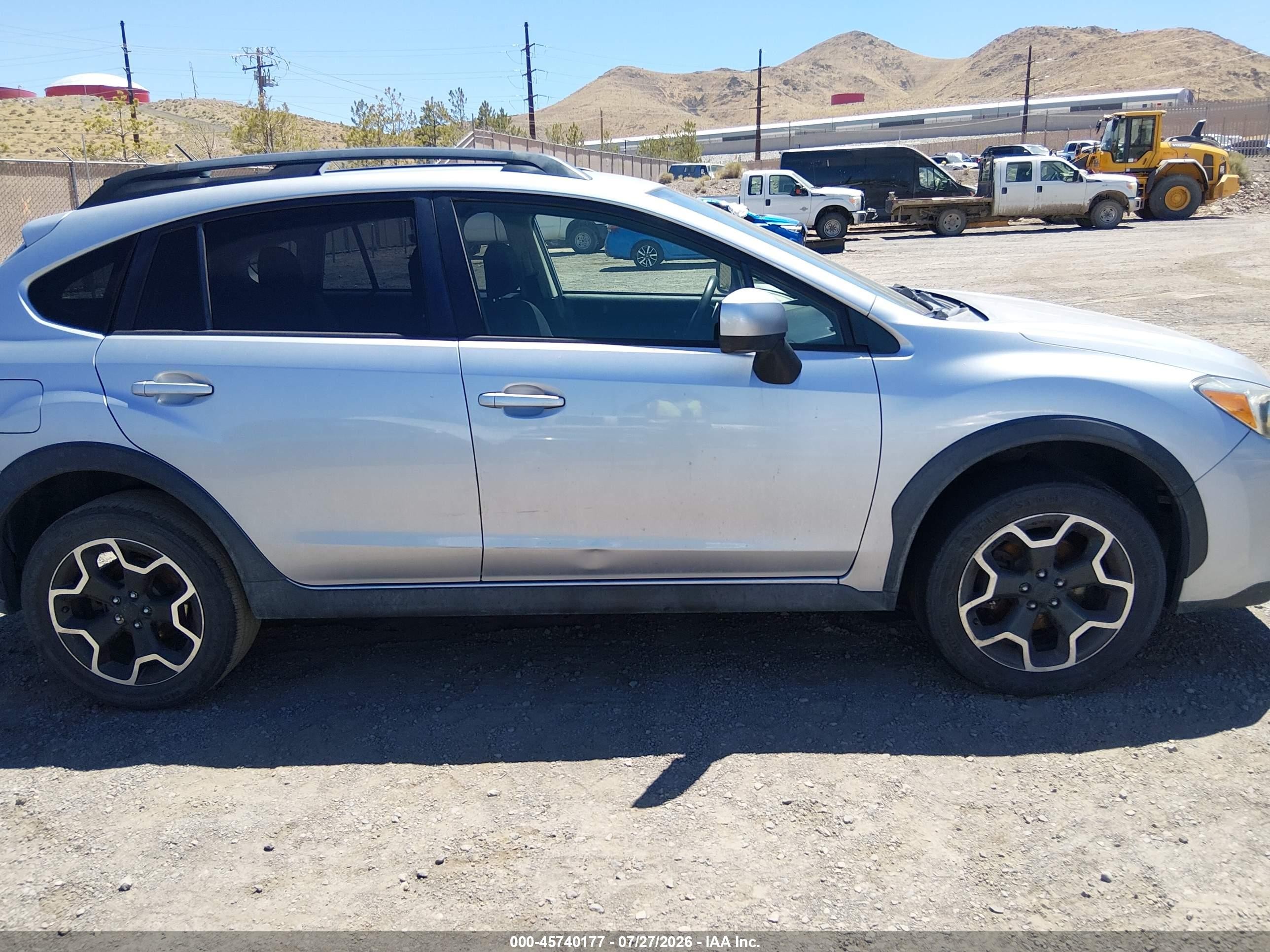 2014 Subaru Xv Crosstrek 2.0i Premium Gray vin: JF2GPACC4E8291215