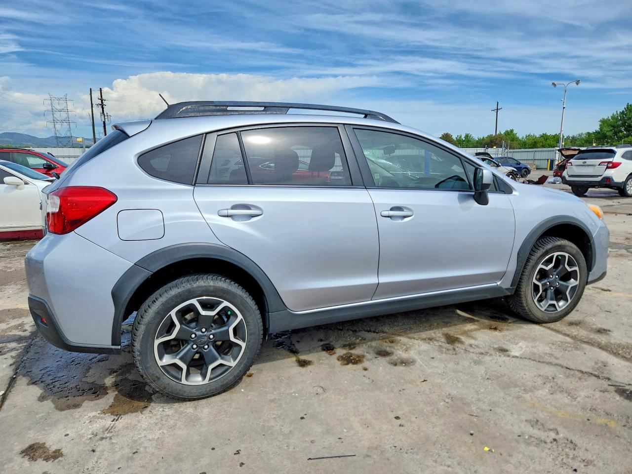 2014 Subaru Xv Crosstrek 2.0 Premium Silver vin: JF2GPACC4E8306604