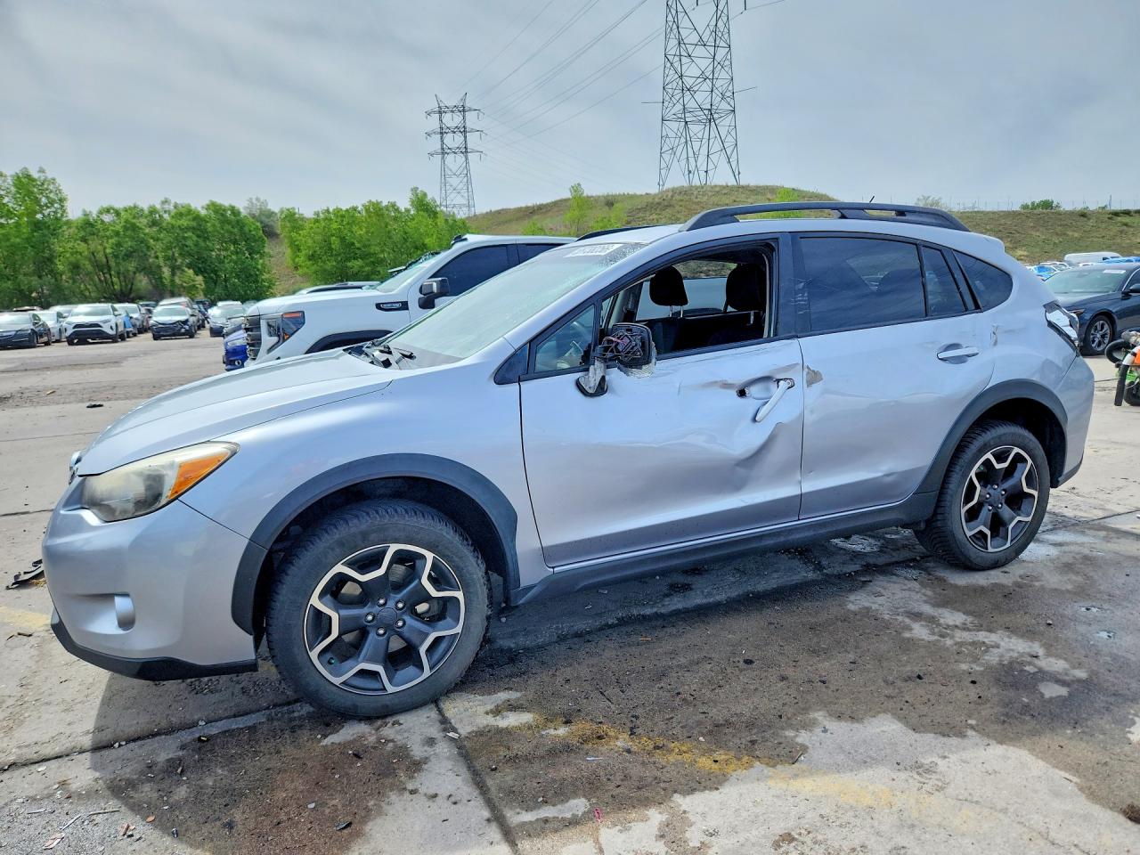 2014 Subaru Xv Crosstrek 2.0 Premium Silver vin: JF2GPACC4E8306604