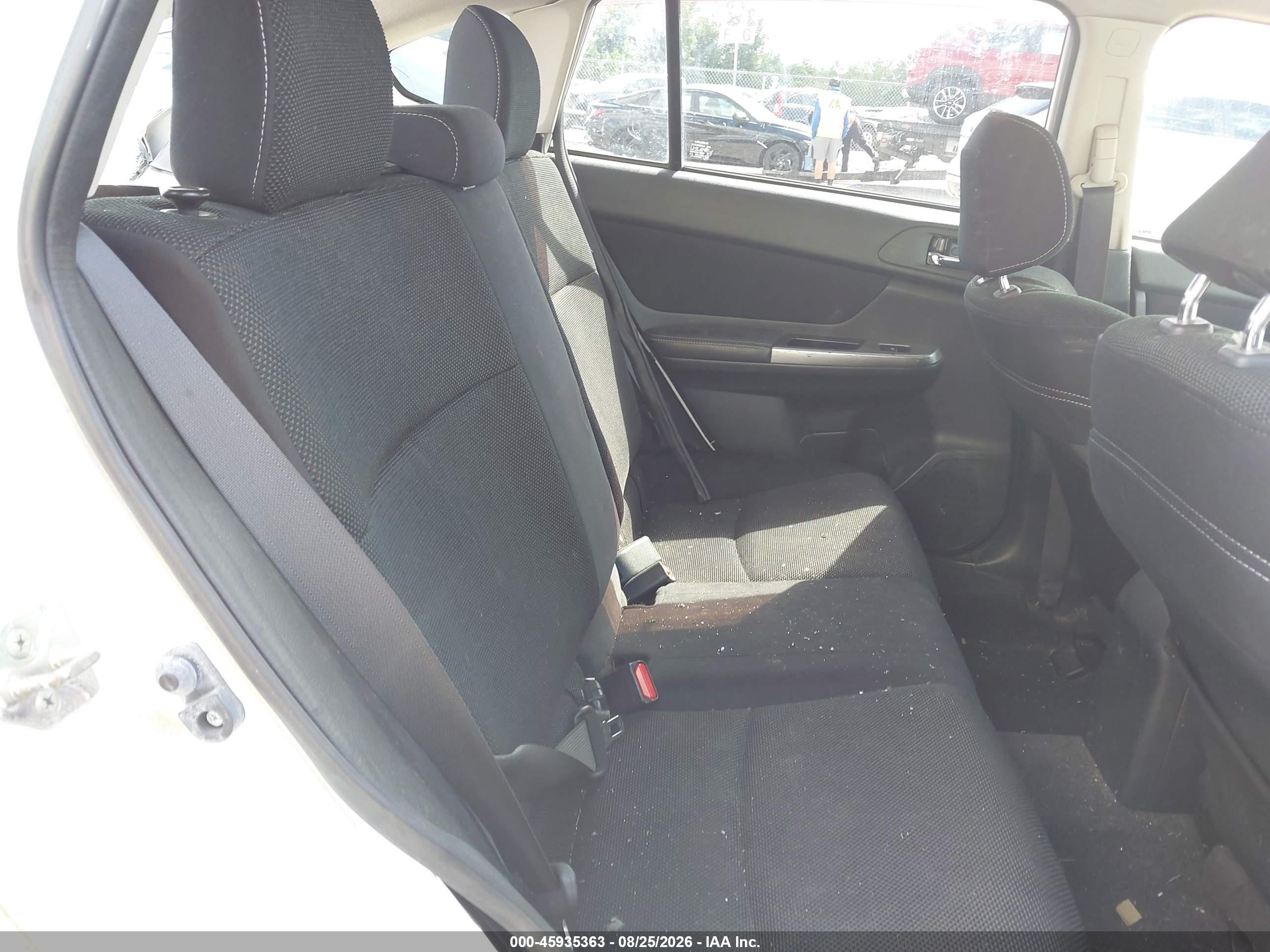 2015 Subaru Xv Crosstrek 2.0i Premium White vin: JF2GPACC4F8212207