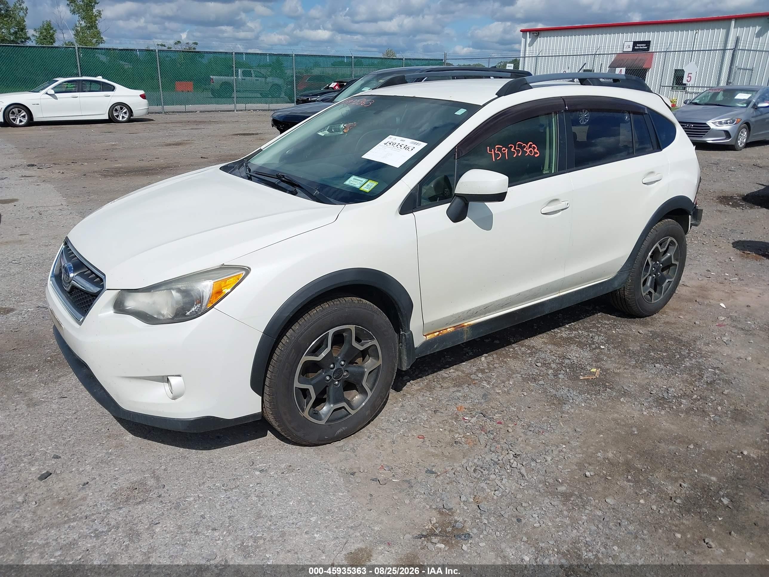 2015 Subaru Xv Crosstrek 2.0i Premium White vin: JF2GPACC4F8212207