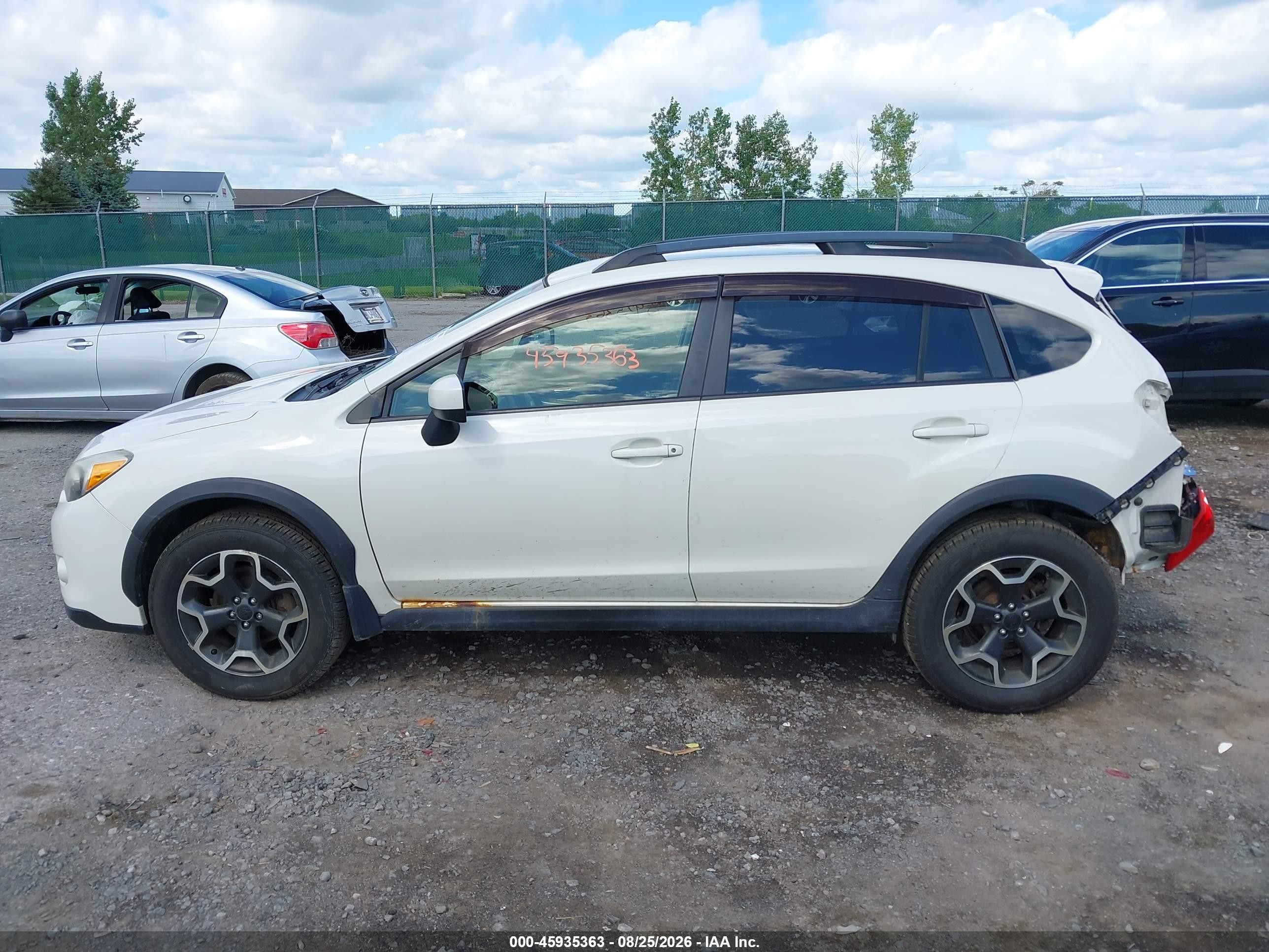 2015 Subaru Xv Crosstrek 2.0i Premium White vin: JF2GPACC4F8212207