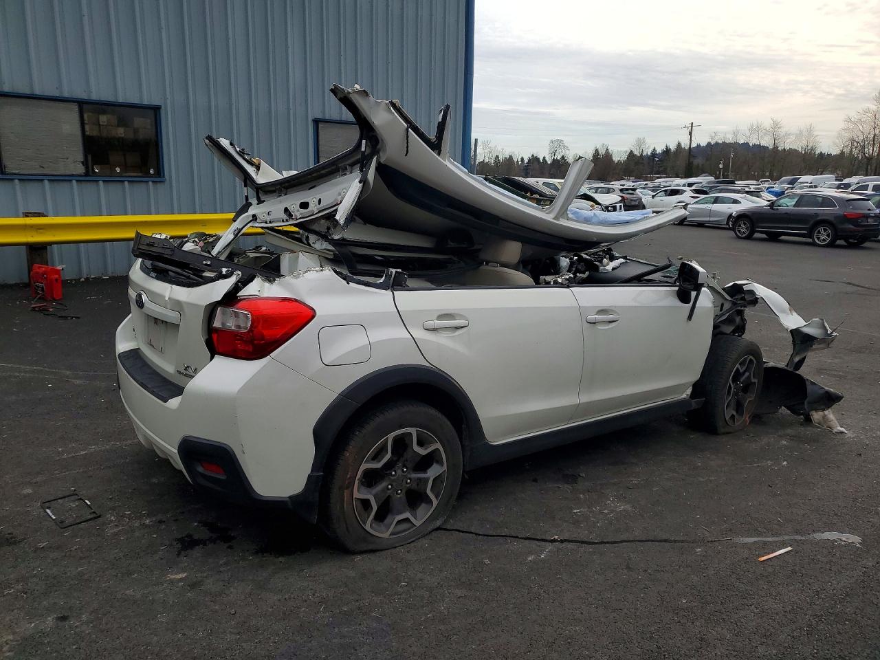 2015 Subaru Xv Crosstrek 2.0 Premium White vin: JF2GPACC4F8222140