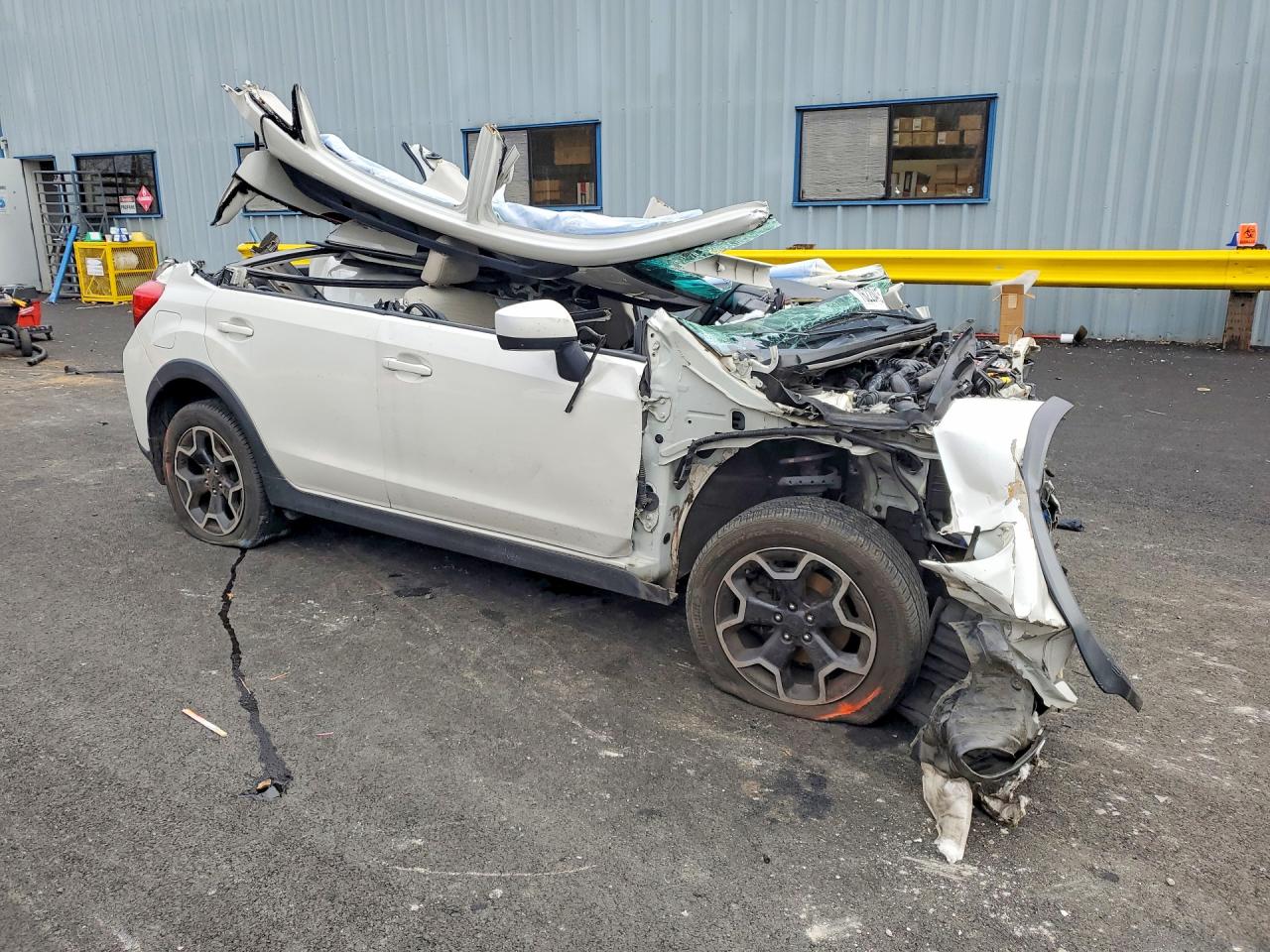 2015 Subaru Xv Crosstrek 2.0 Premium White vin: JF2GPACC4F8222140