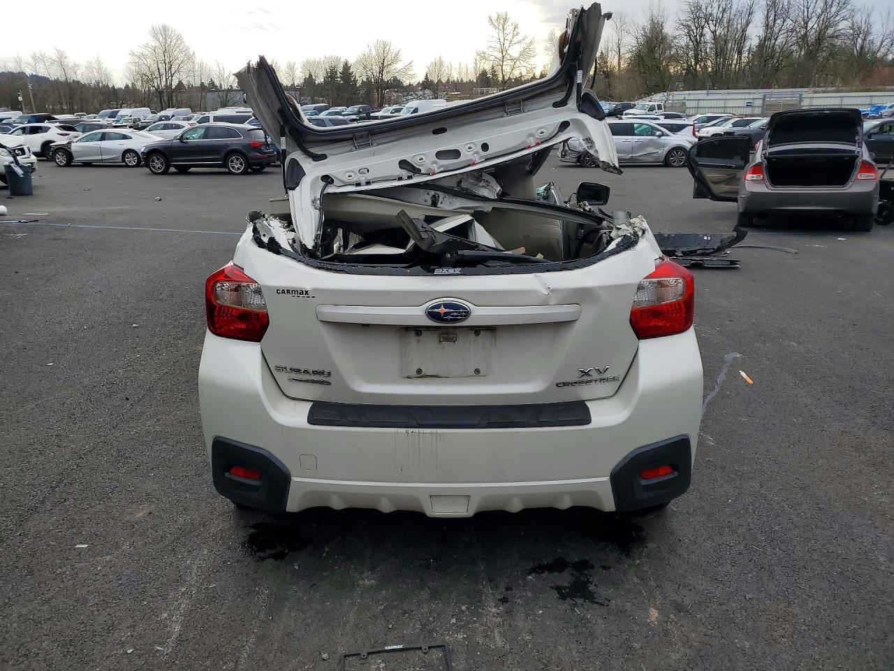 2015 Subaru Xv Crosstrek 2.0 Premium White vin: JF2GPACC4F8222140