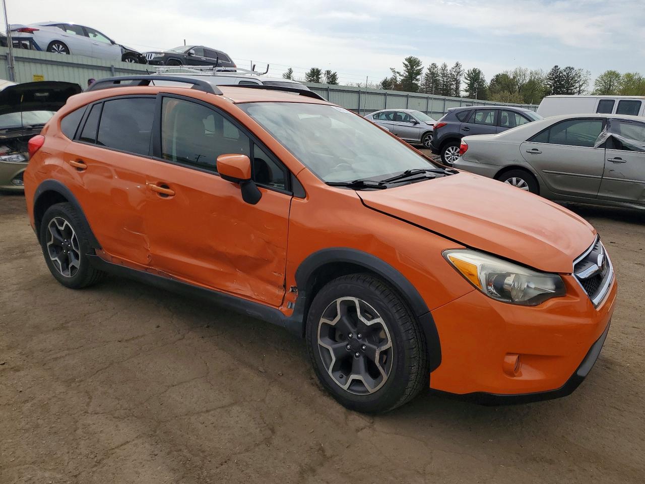 2015 Subaru Xv Crosstrek 2.0 Premium Orange vin: JF2GPACC4F8282693