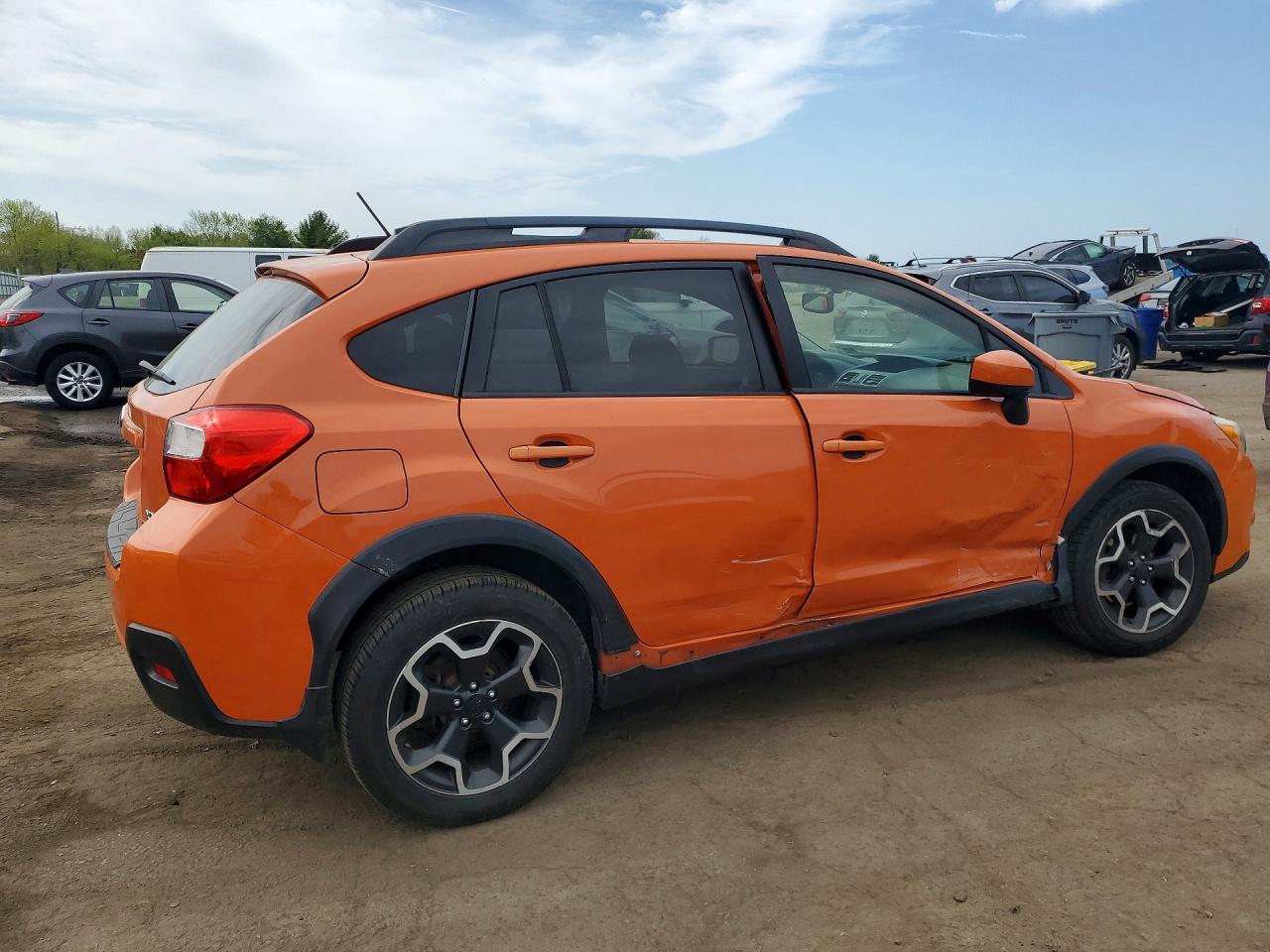 2015 Subaru Xv Crosstrek 2.0 Premium Orange vin: JF2GPACC4F8282693