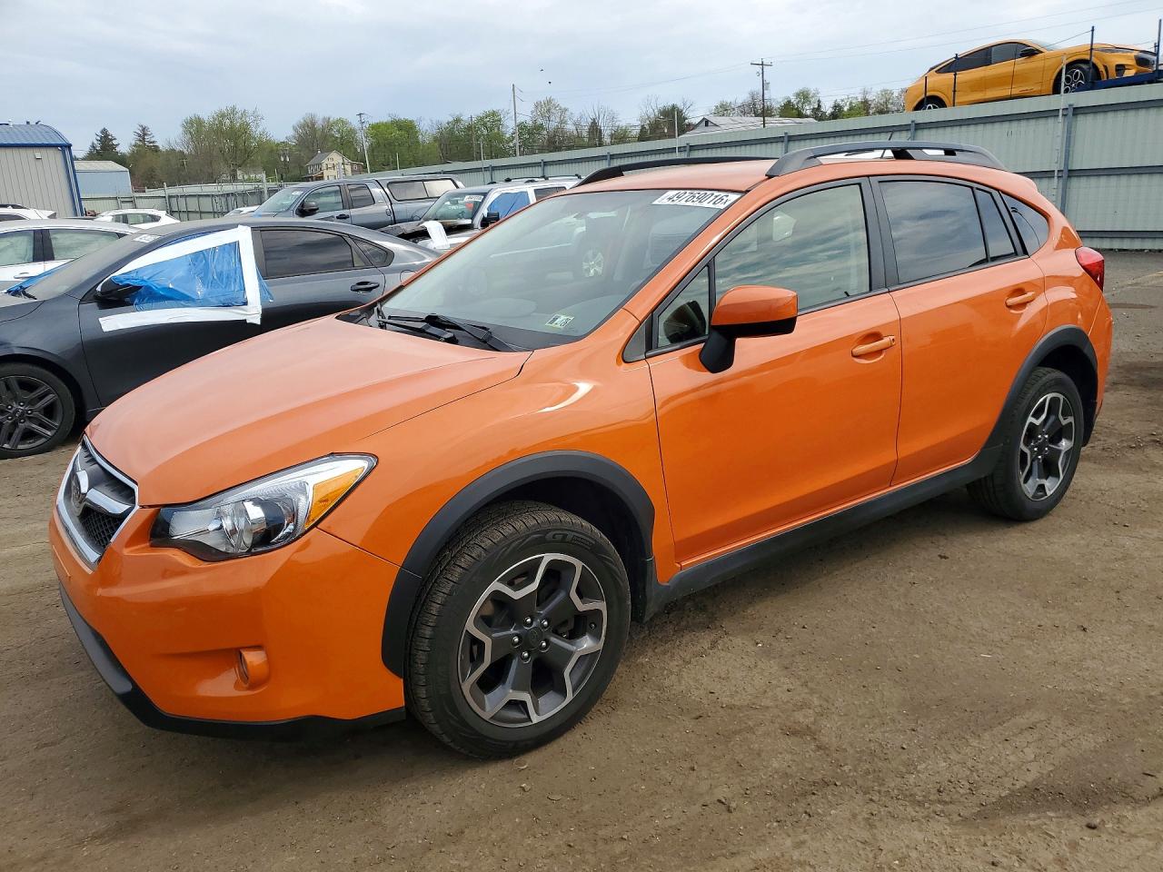 2015 Subaru Xv Crosstrek 2.0 Premium Orange vin: JF2GPACC4F8282693