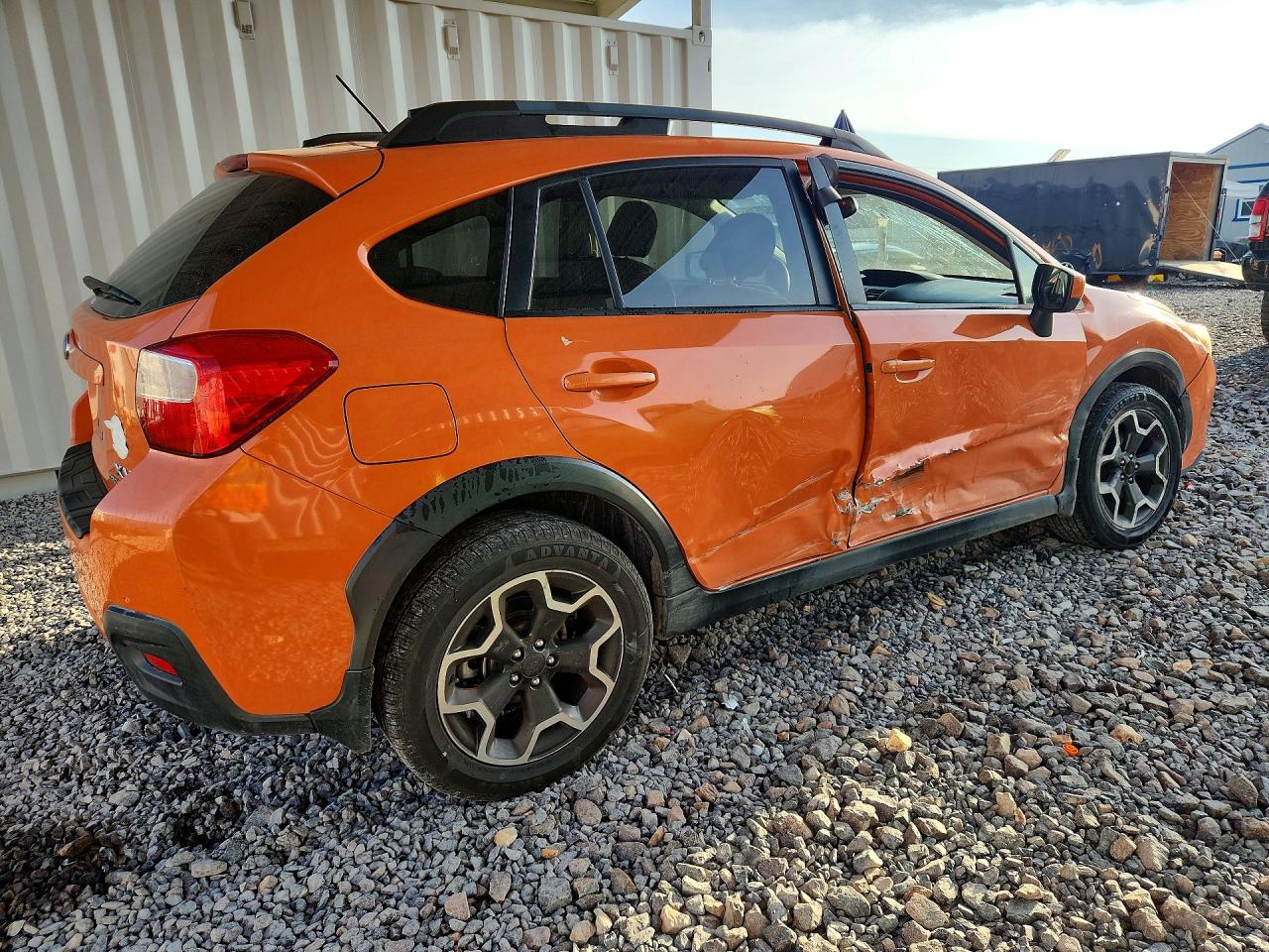 2015 Subaru Crosstrek Orange vin: JF2GPACC4F8310945