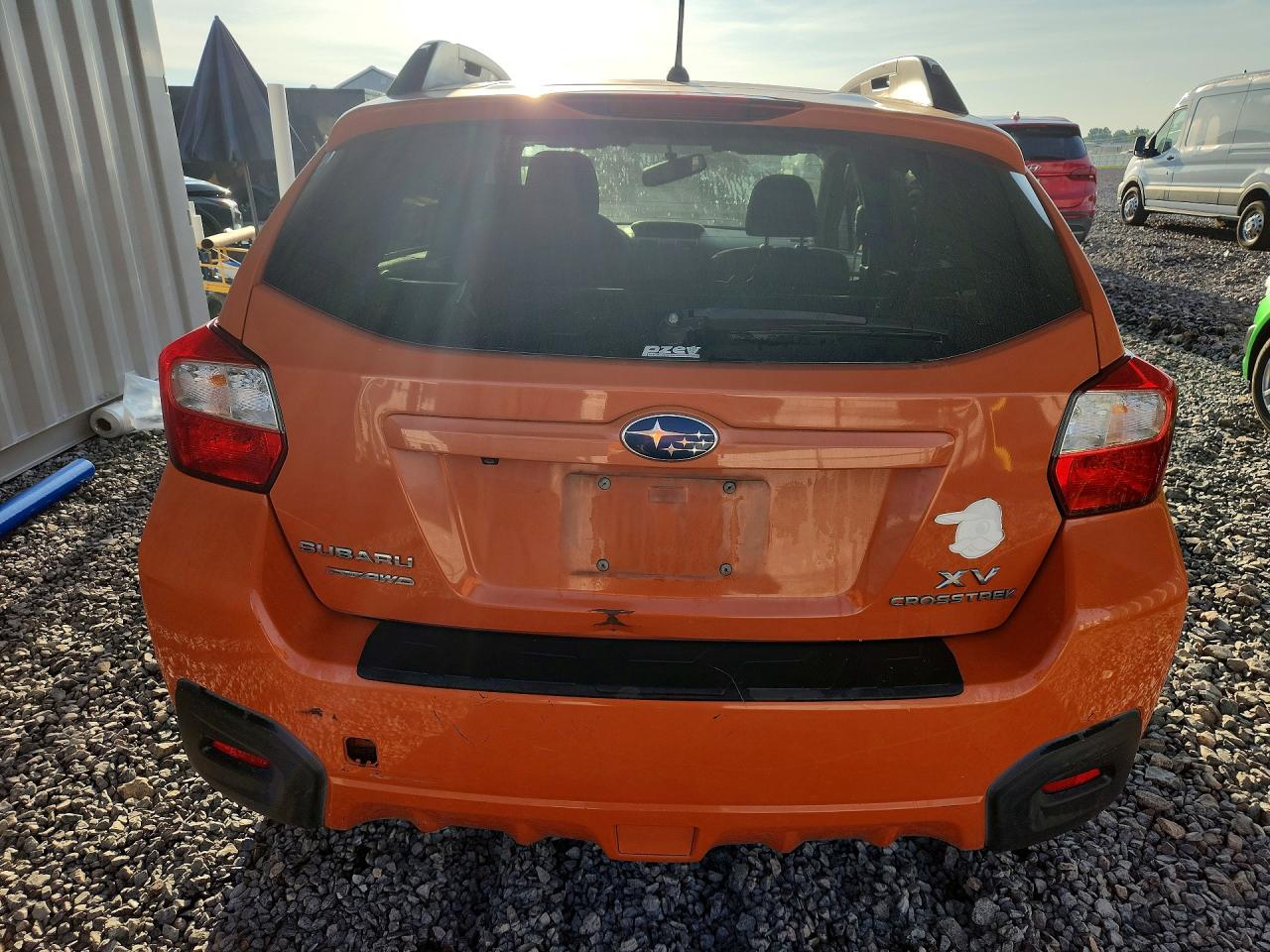 2015 Subaru Crosstrek Orange vin: JF2GPACC4F8310945