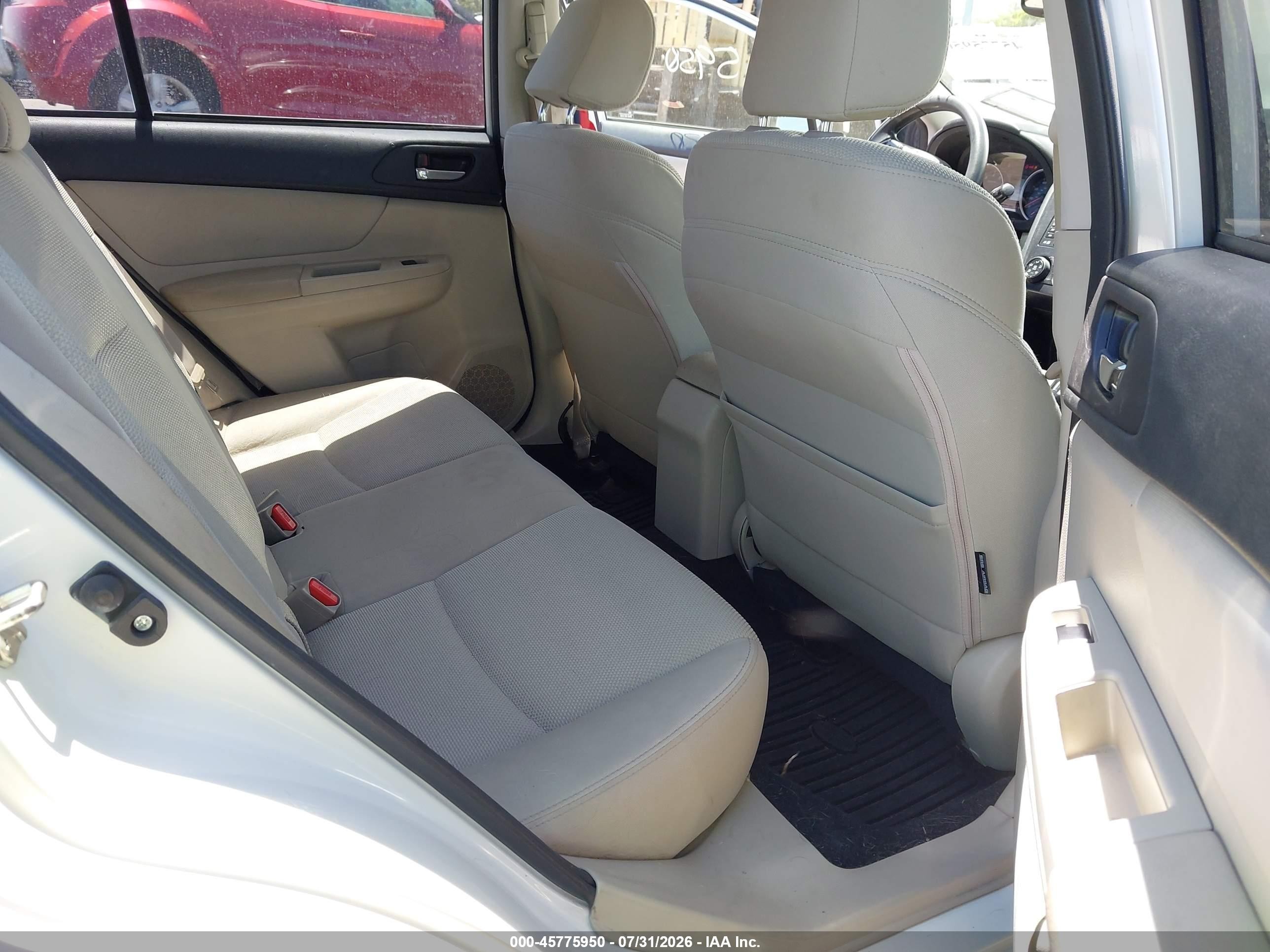 2013 Subaru Xv Crosstrek 2.0i Premium White vin: JF2GPACC5D1826530