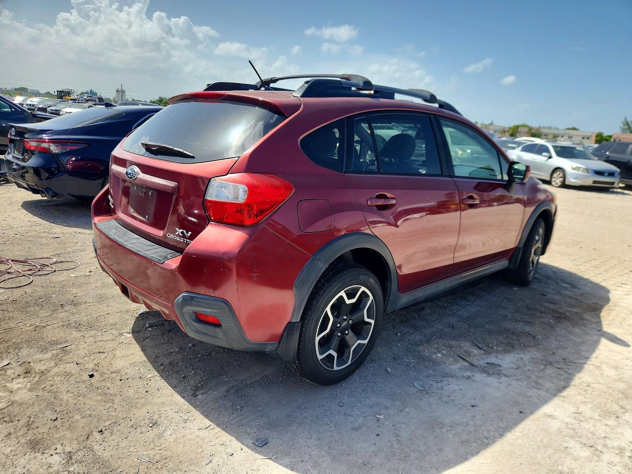 2013 Subaru Xv Crosstrek 2.0 Premium Maroon vin: JF2GPACC5D2210854