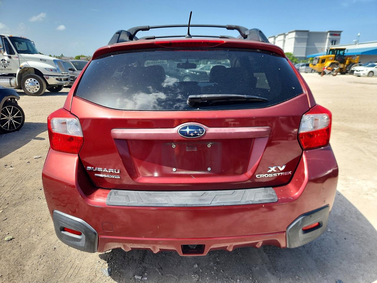 2013 Subaru Xv Crosstrek 2.0 Premium Maroon vin: JF2GPACC5D2210854