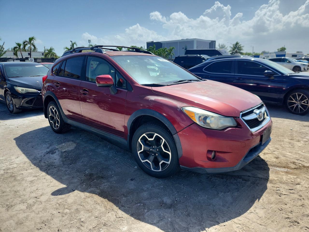 2013 Subaru Xv Crosstrek 2.0 Premium Maroon vin: JF2GPACC5D2210854