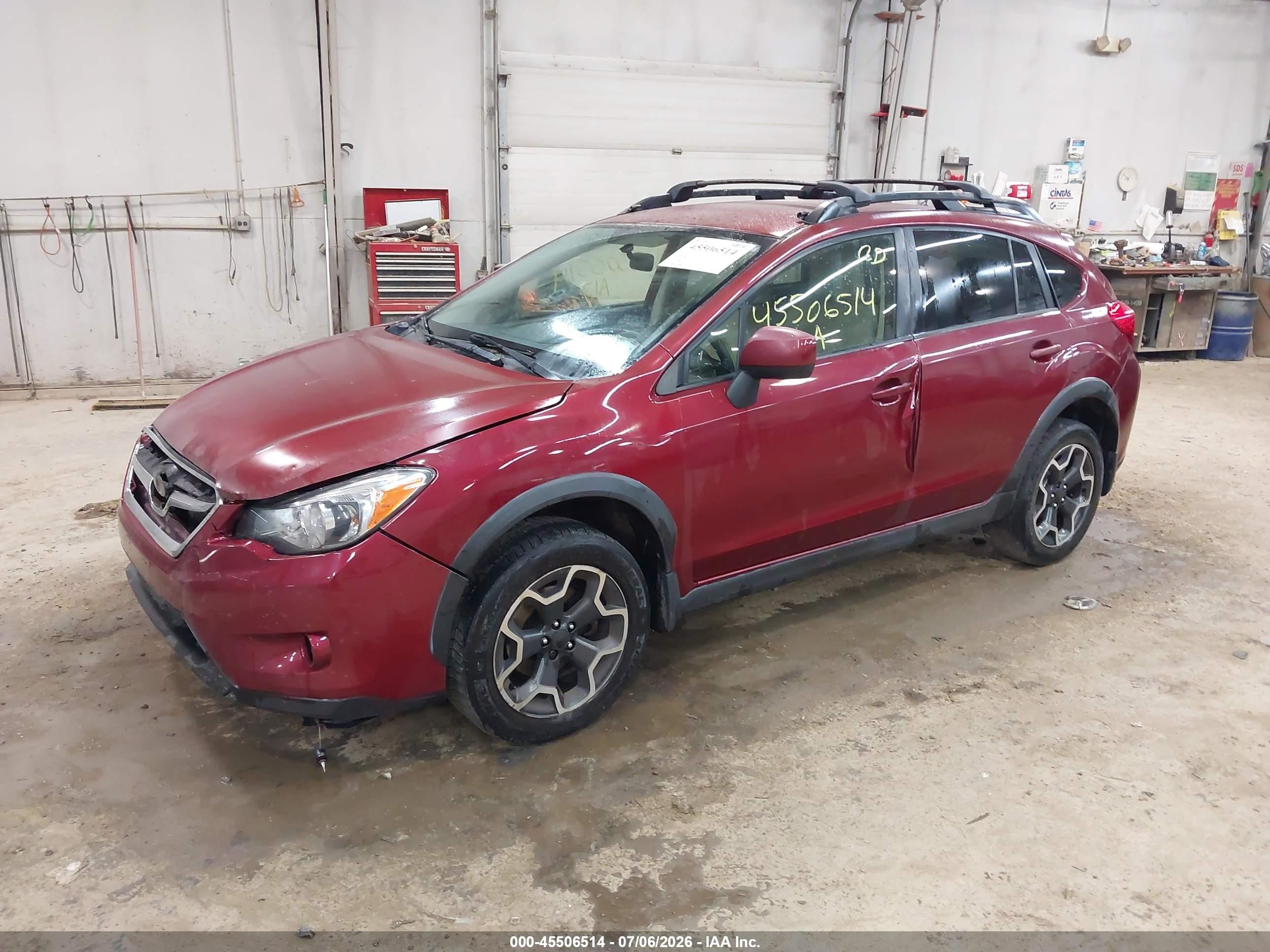 2013 Subaru Xv Crosstrek 2.0i Premium Red vin: JF2GPACC5D2819622