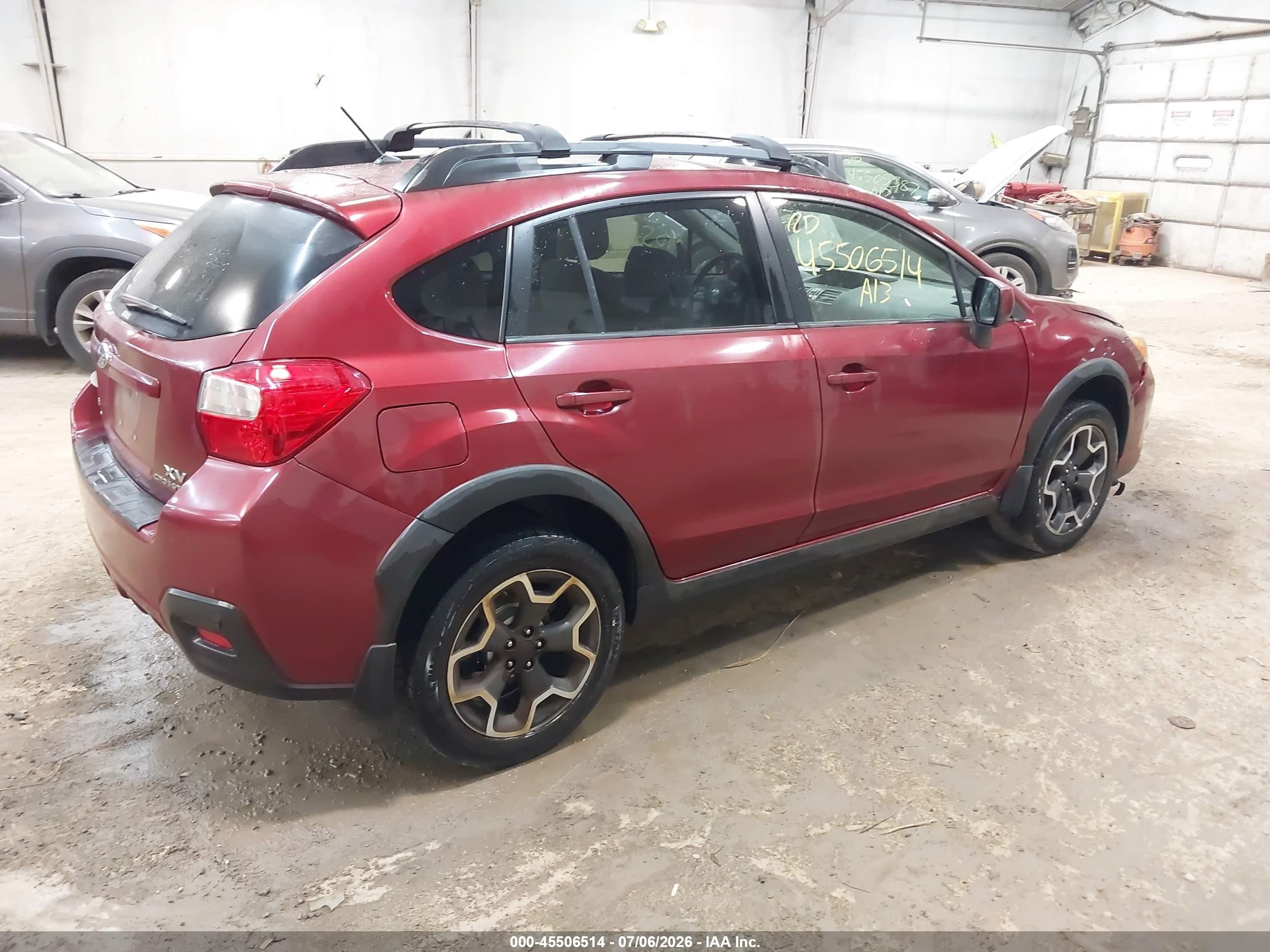 2013 Subaru Xv Crosstrek 2.0i Premium Red vin: JF2GPACC5D2819622