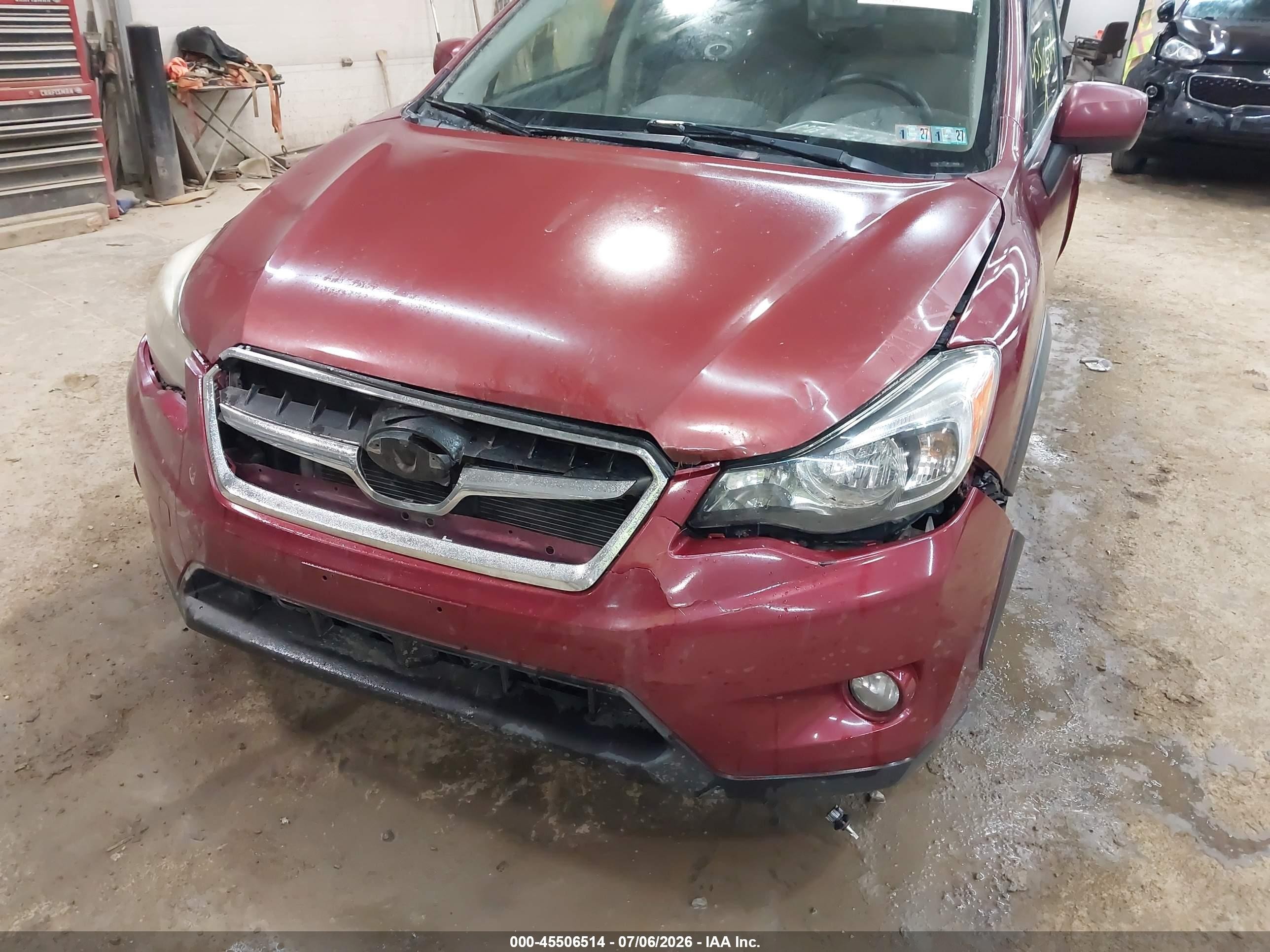 2013 Subaru Xv Crosstrek 2.0i Premium Red vin: JF2GPACC5D2819622