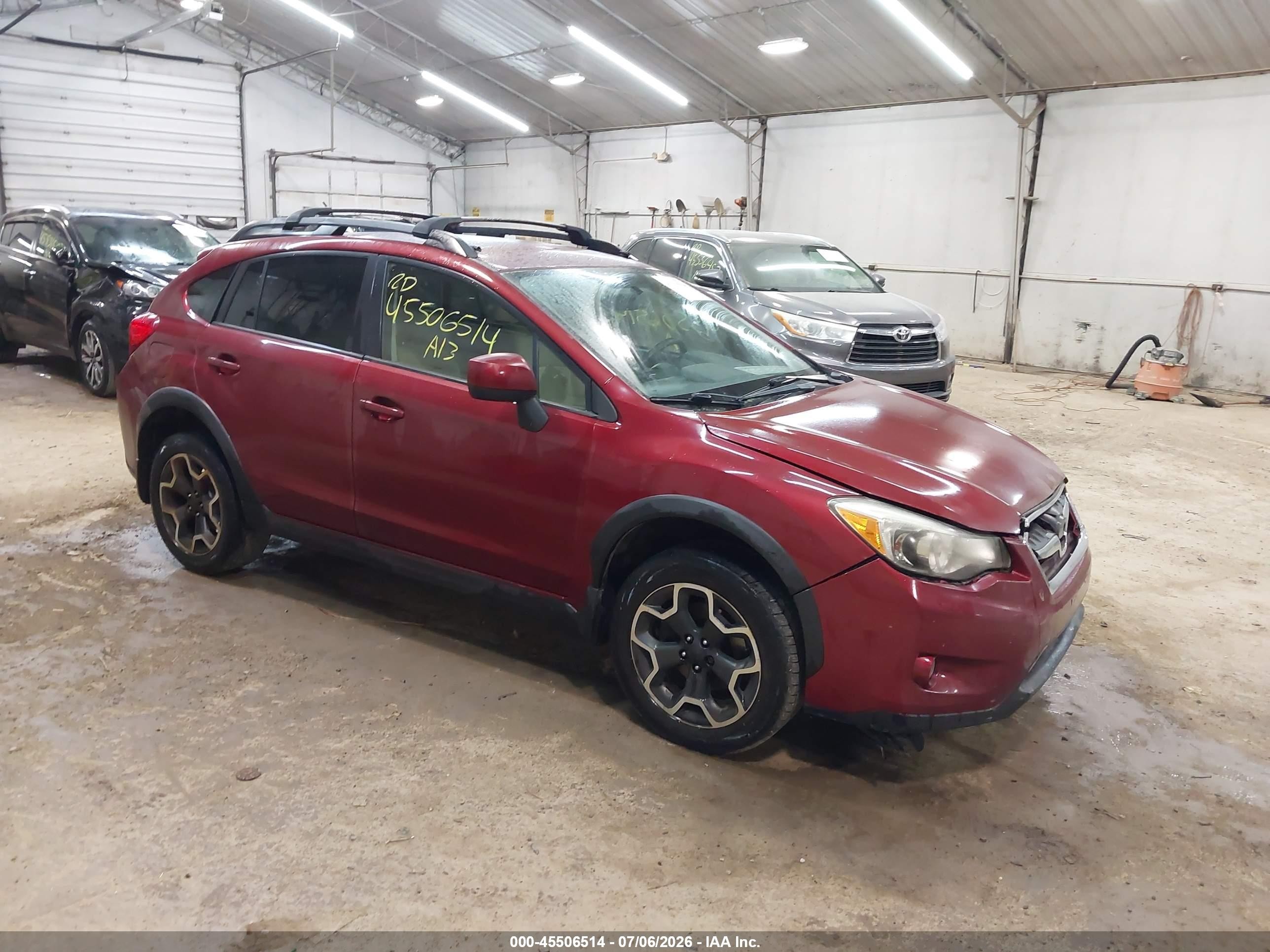 2013 Subaru Xv Crosstrek 2.0i Premium Red vin: JF2GPACC5D2819622