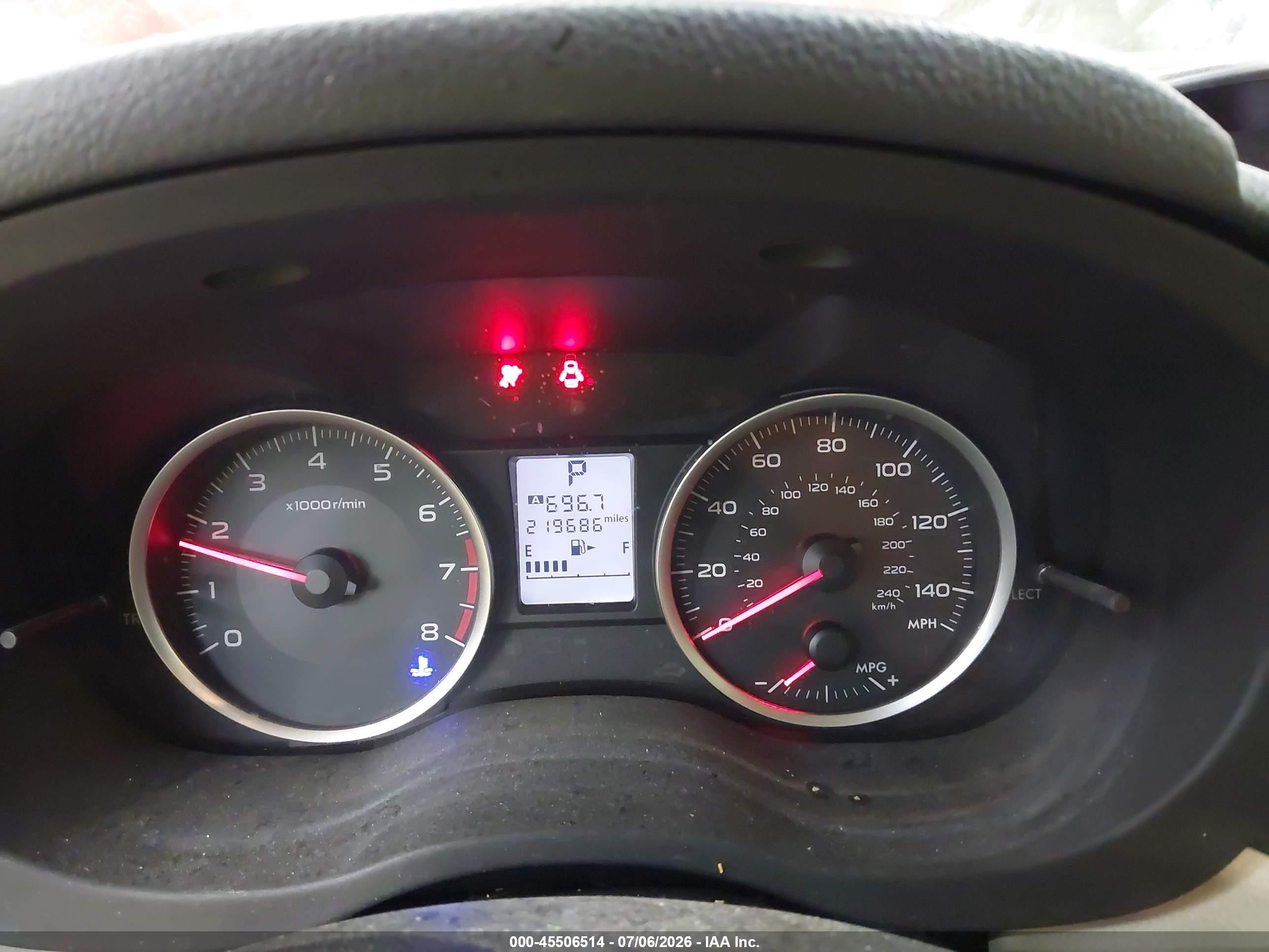 2013 Subaru Xv Crosstrek 2.0i Premium Red vin: JF2GPACC5D2819622