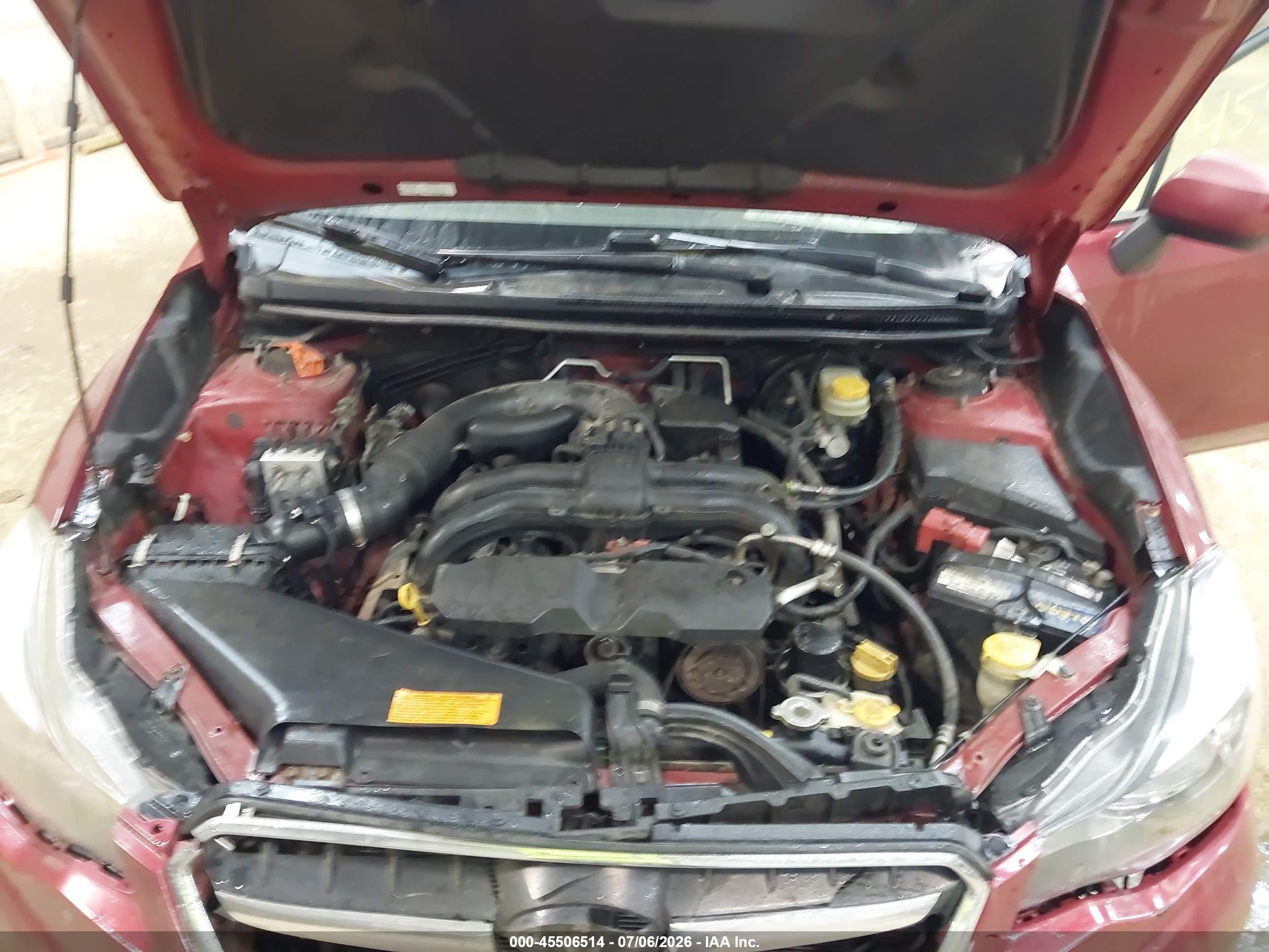 2013 Subaru Xv Crosstrek 2.0i Premium Red vin: JF2GPACC5D2819622