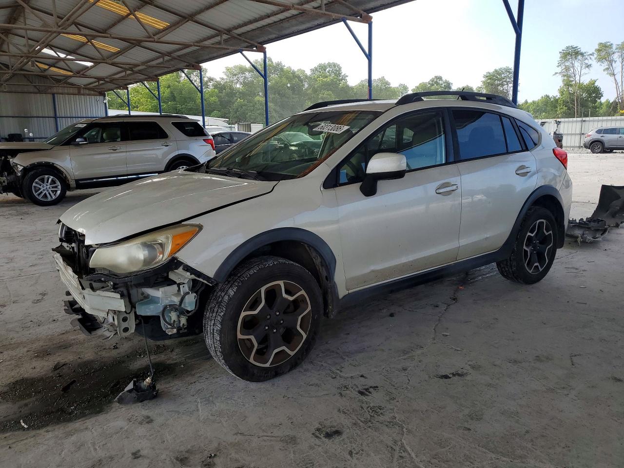 2013 Subaru Xv Crosstrek 2.0 Premium Белый vin: JF2GPACC5D2855424