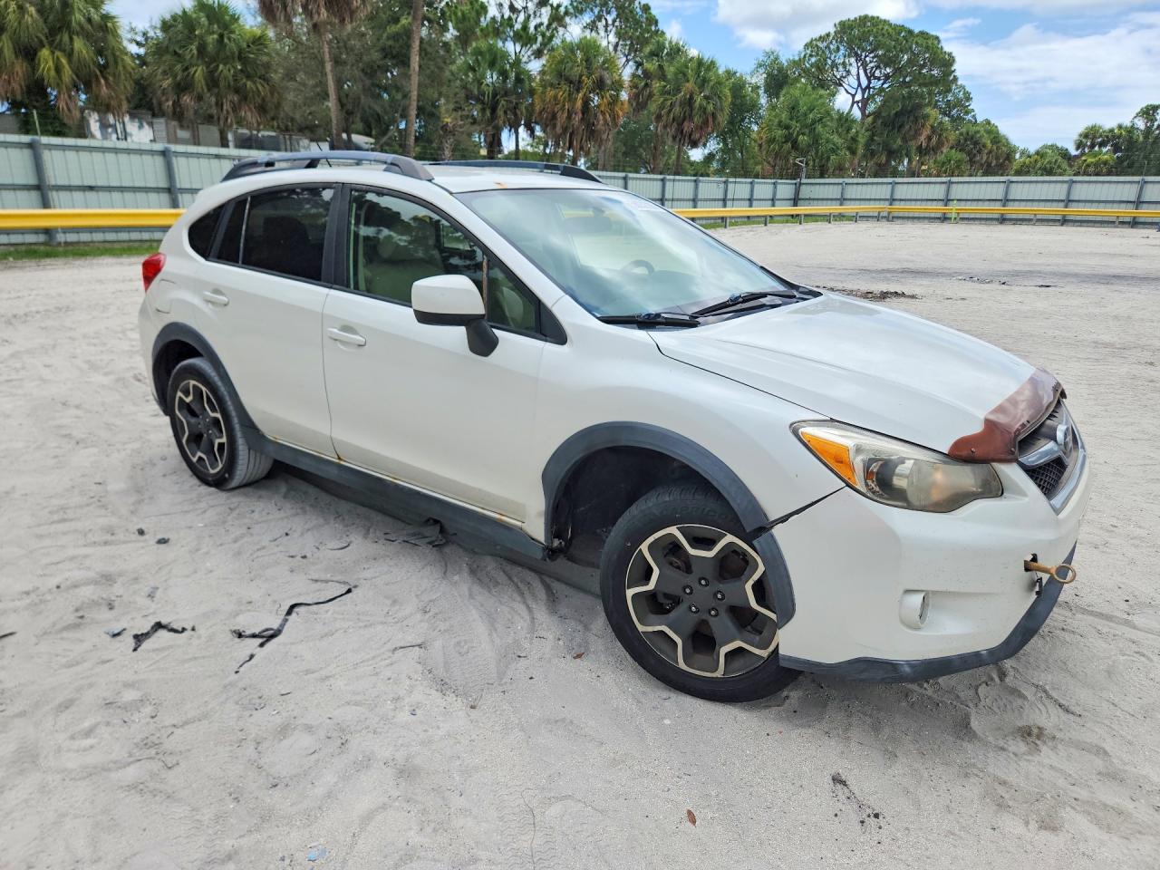 2013 Subaru Xv Crosstrek 2.0 Premium Белый vin: JF2GPACC5DG824919