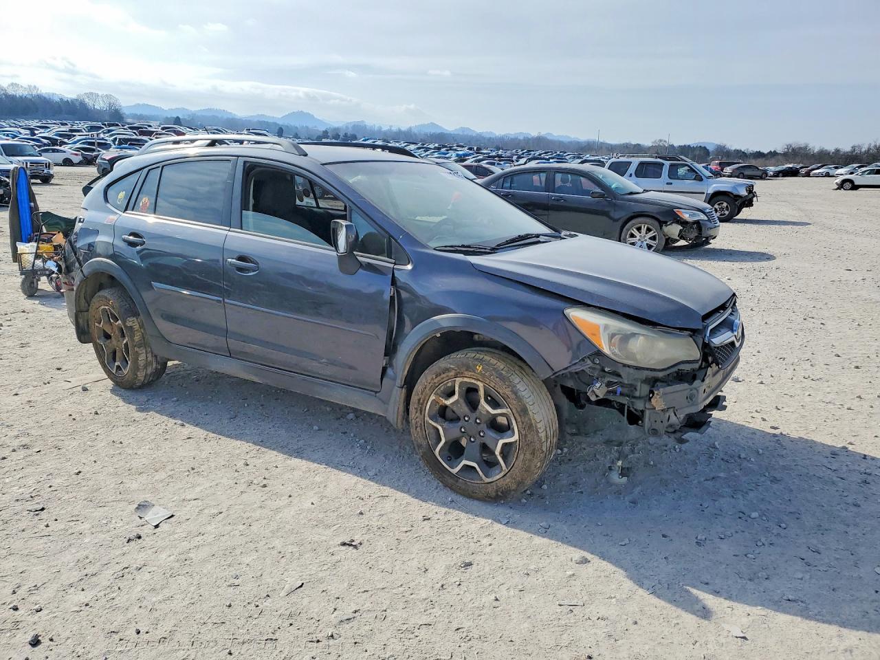 2014 Subaru Xv Crosstrek 2.0 Premium Blue vin: JF2GPACC5E8210030