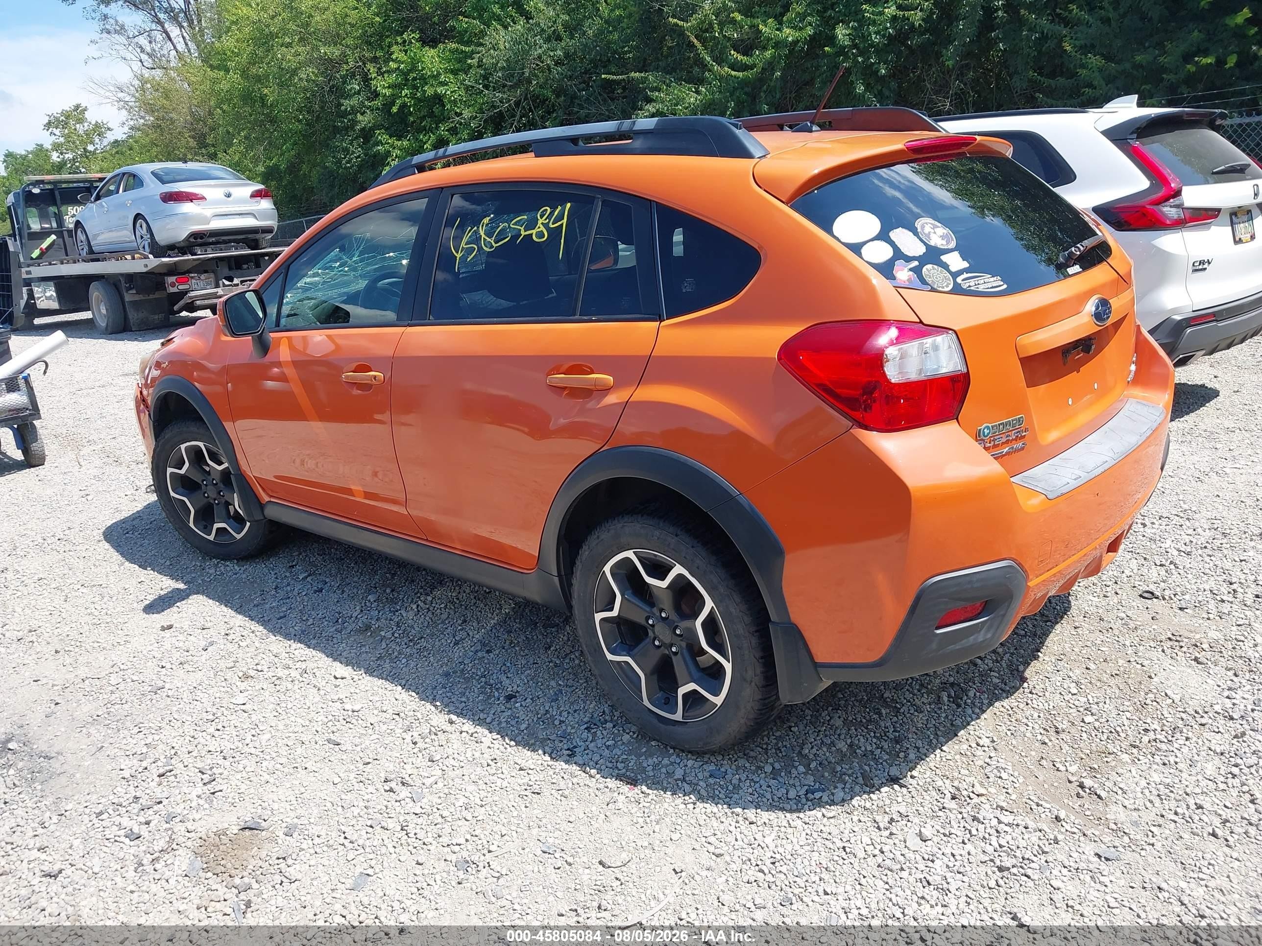 2014 Subaru Xv Crosstrek 2.0i Premium Orange vin: JF2GPACC5E8250673