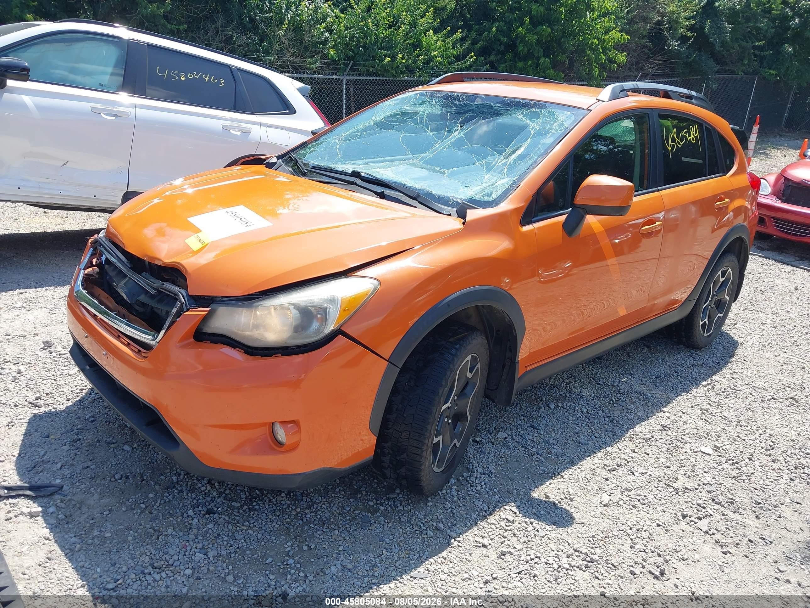2014 Subaru Xv Crosstrek 2.0i Premium Orange vin: JF2GPACC5E8250673