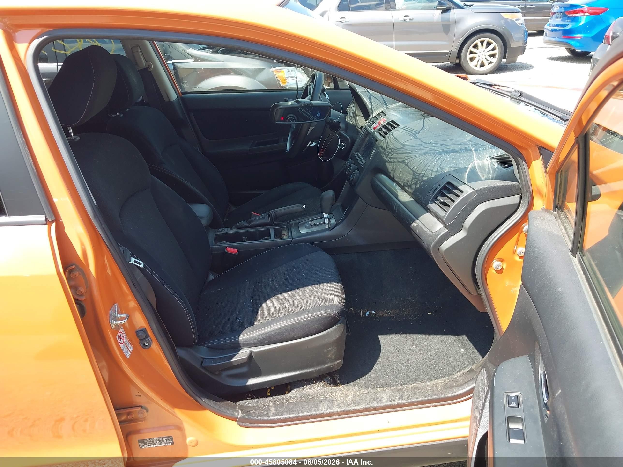 2014 Subaru Xv Crosstrek 2.0i Premium Orange vin: JF2GPACC5E8250673