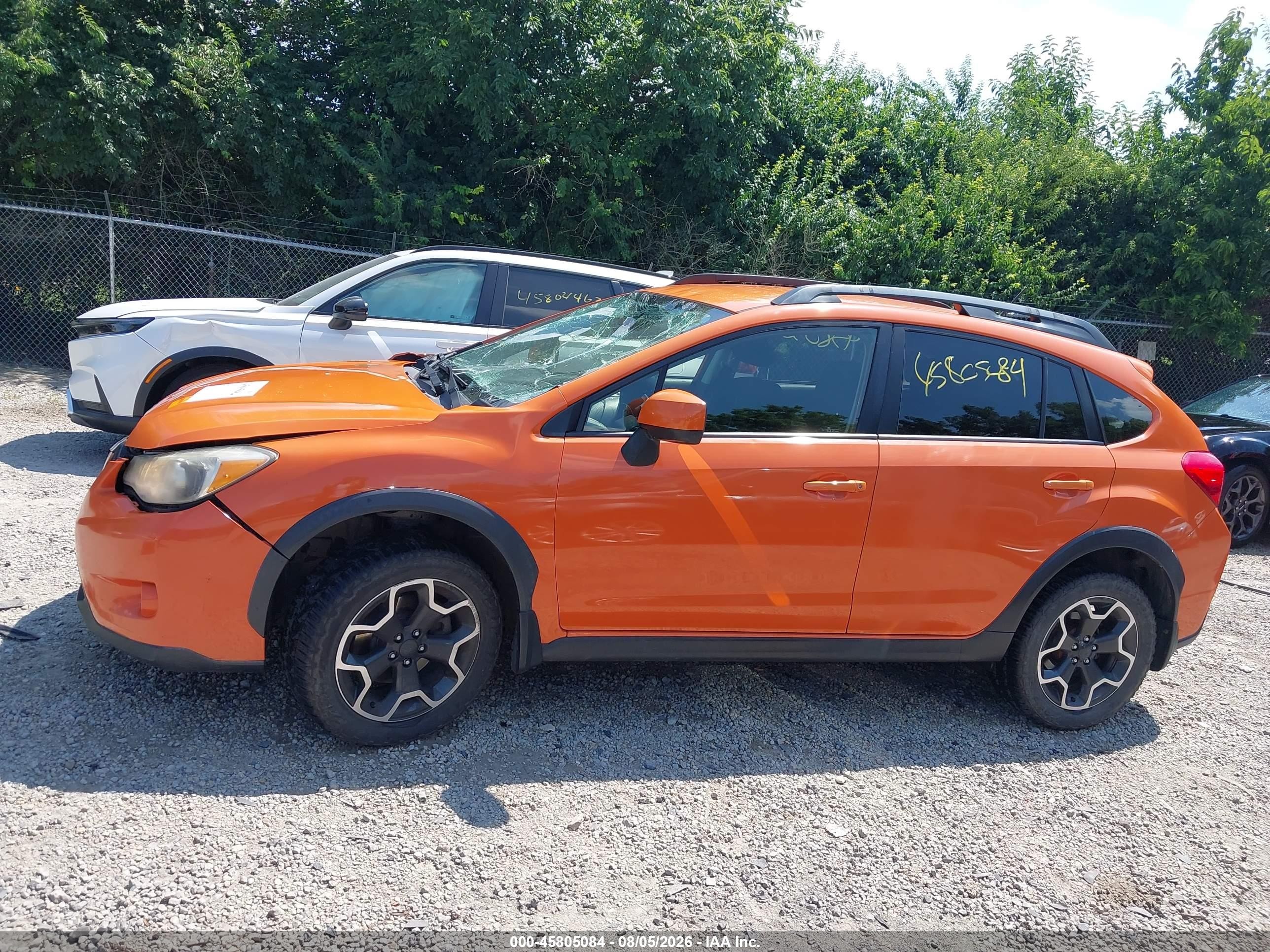 2014 Subaru Xv Crosstrek 2.0i Premium Orange vin: JF2GPACC5E8250673