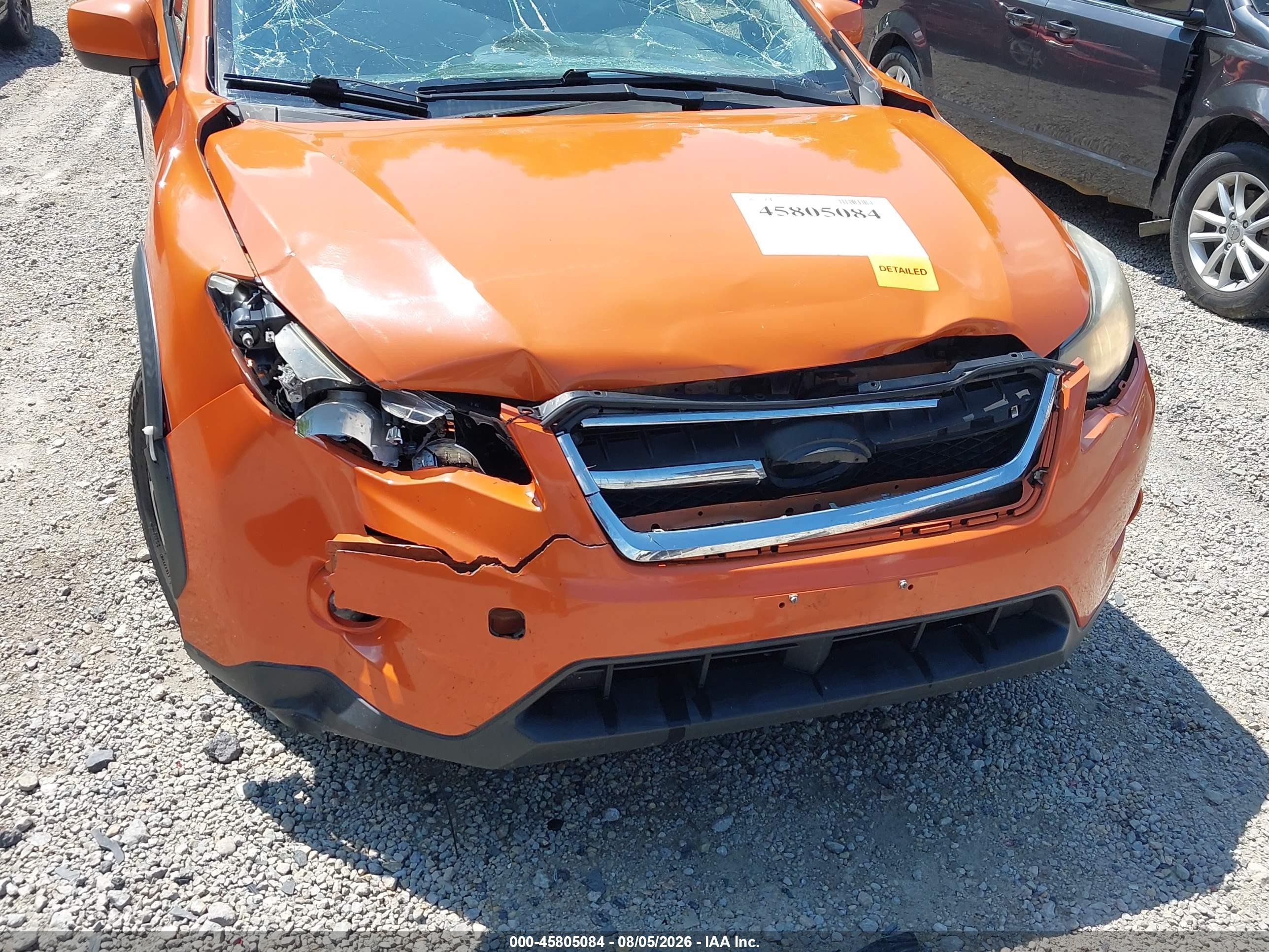 2014 Subaru Xv Crosstrek 2.0i Premium Orange vin: JF2GPACC5E8250673