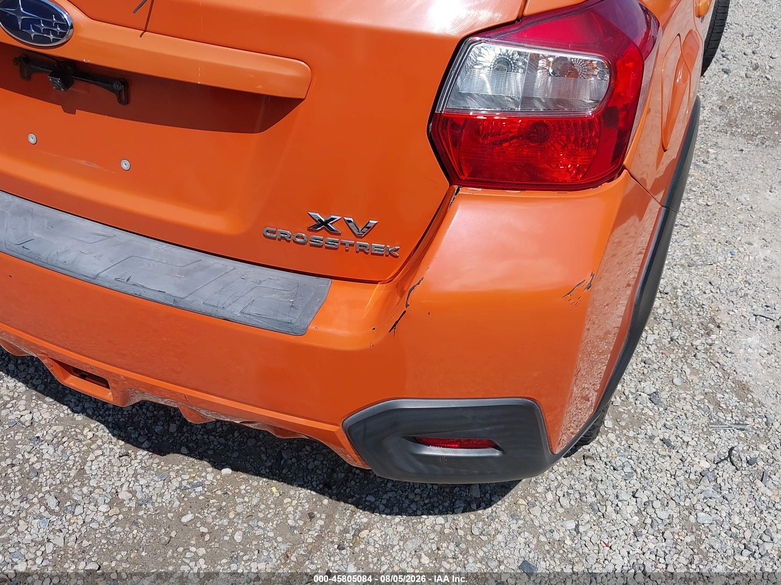 2014 Subaru Xv Crosstrek 2.0i Premium Orange vin: JF2GPACC5E8250673