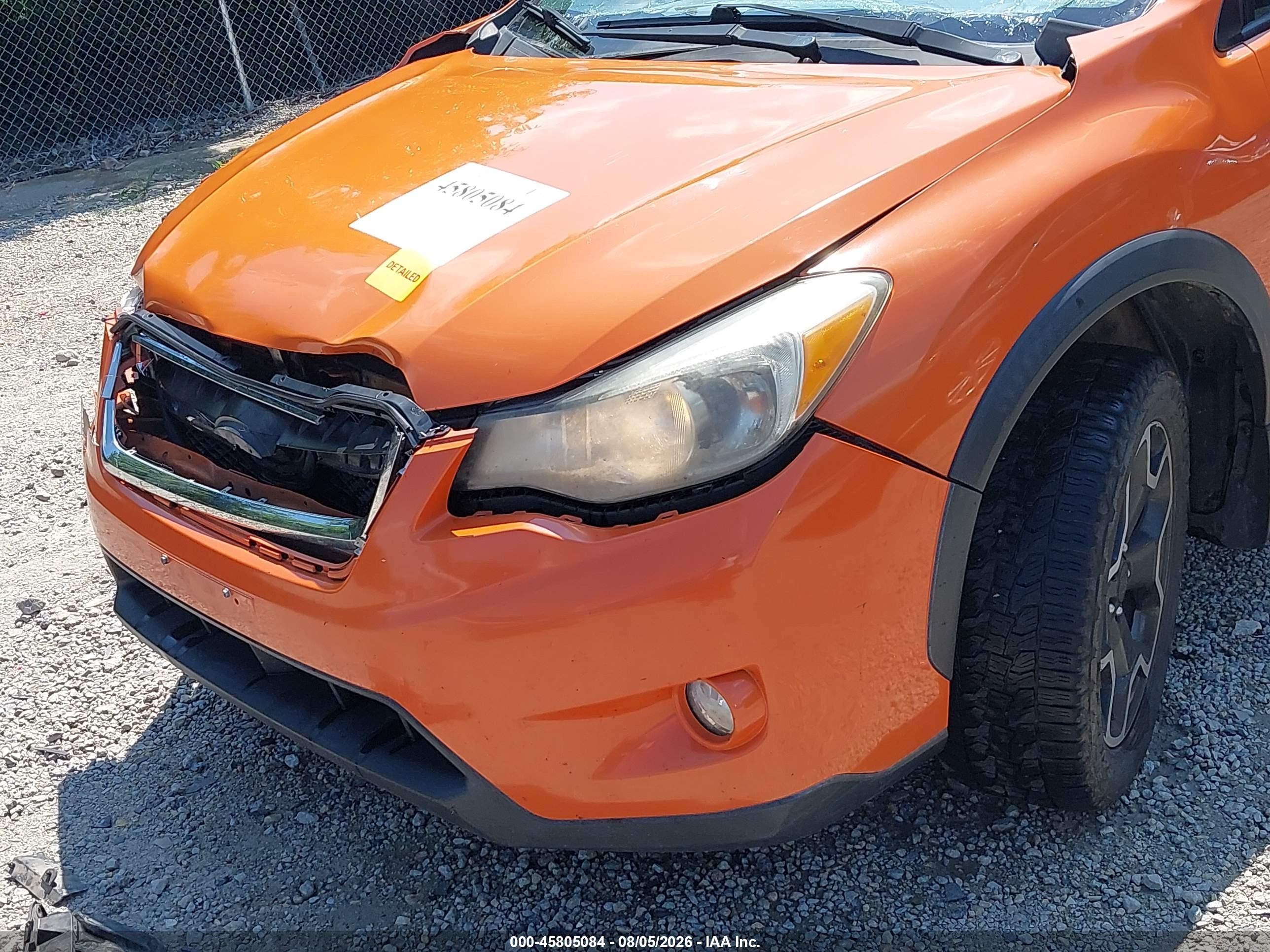 2014 Subaru Xv Crosstrek 2.0i Premium Orange vin: JF2GPACC5E8250673