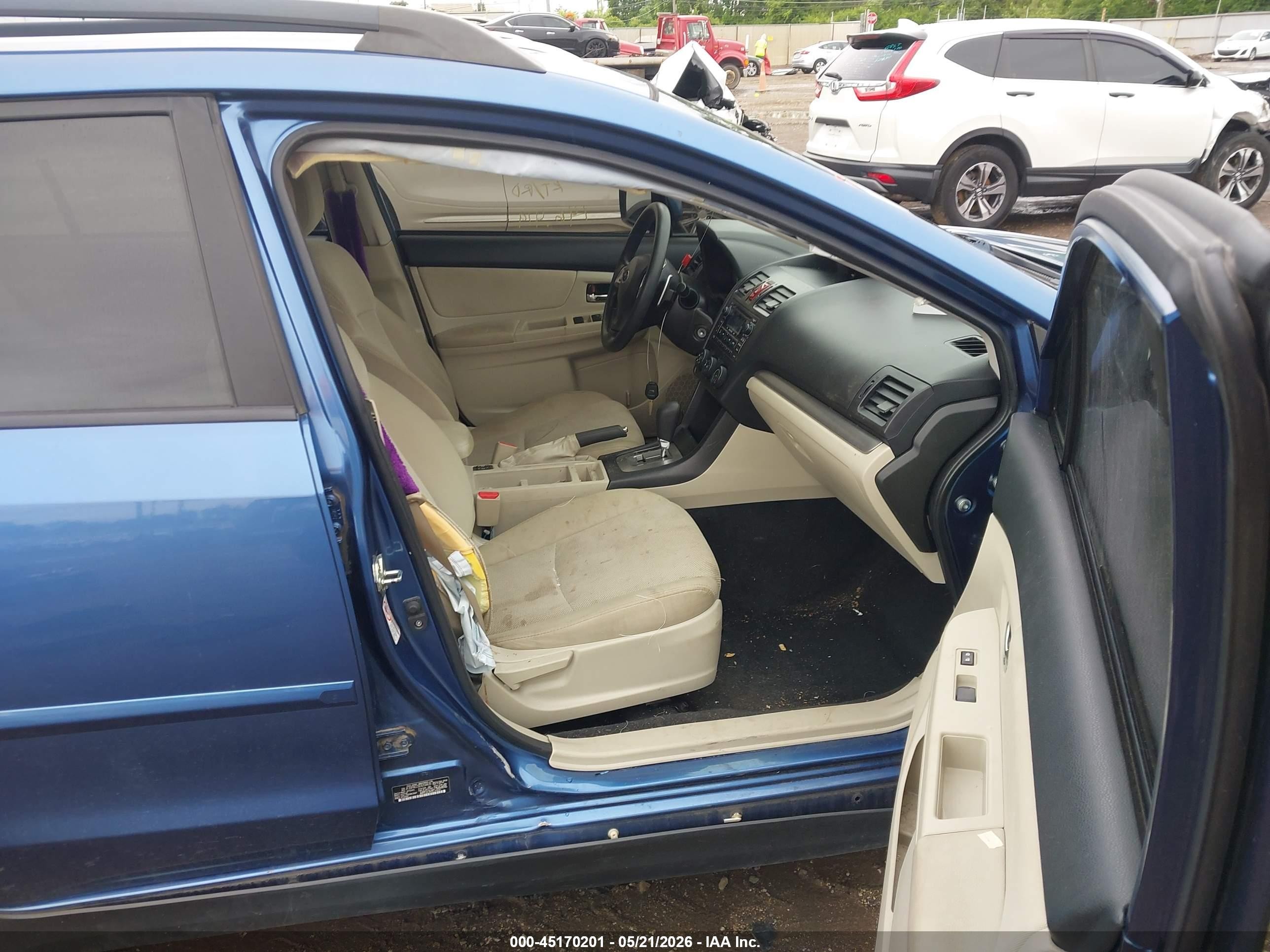 2014 Subaru Xv Crosstrek 2.0i Premium Blue vin: JF2GPACC5E8258420