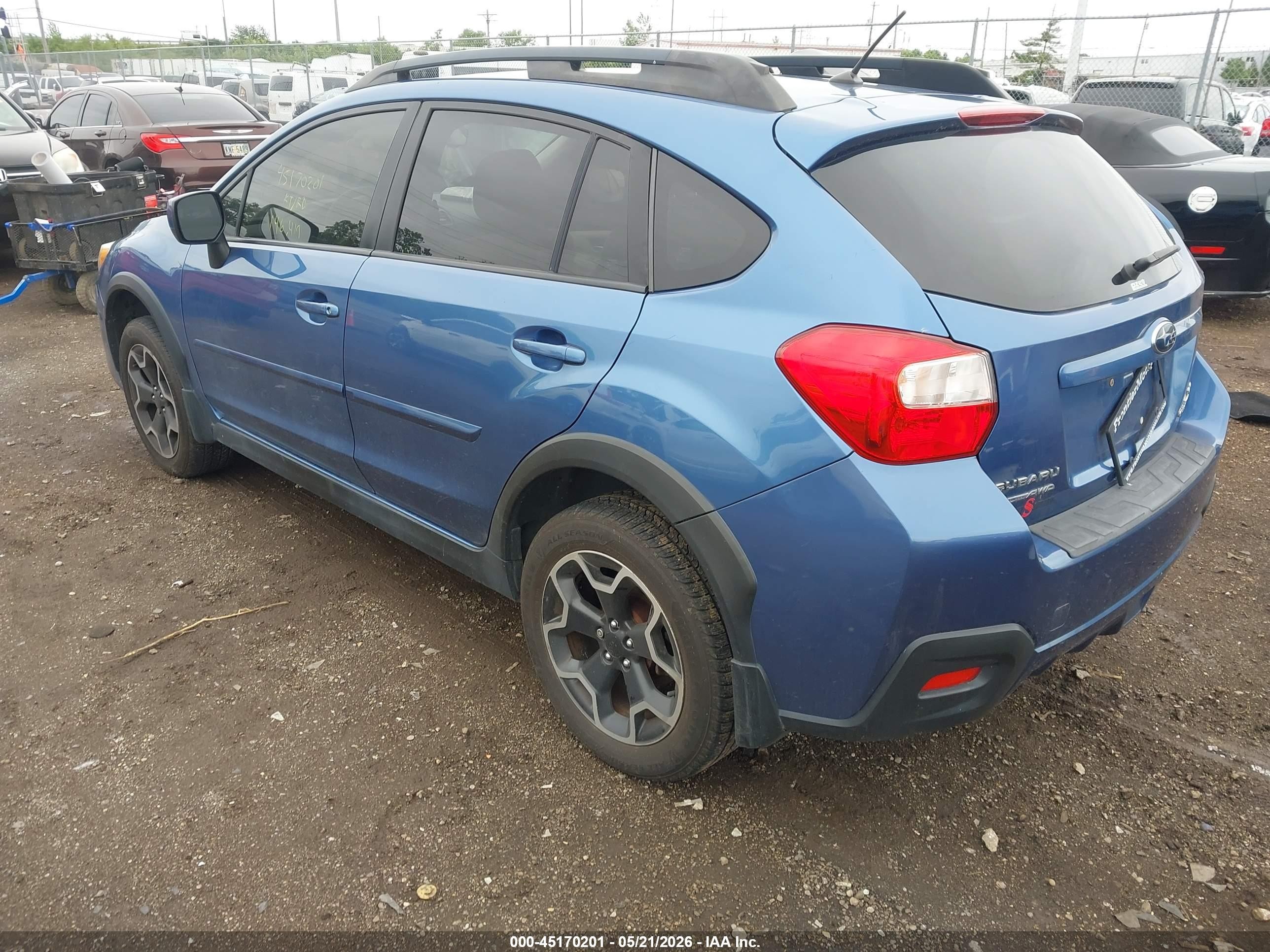 2014 Subaru Xv Crosstrek 2.0i Premium Blue vin: JF2GPACC5E8258420