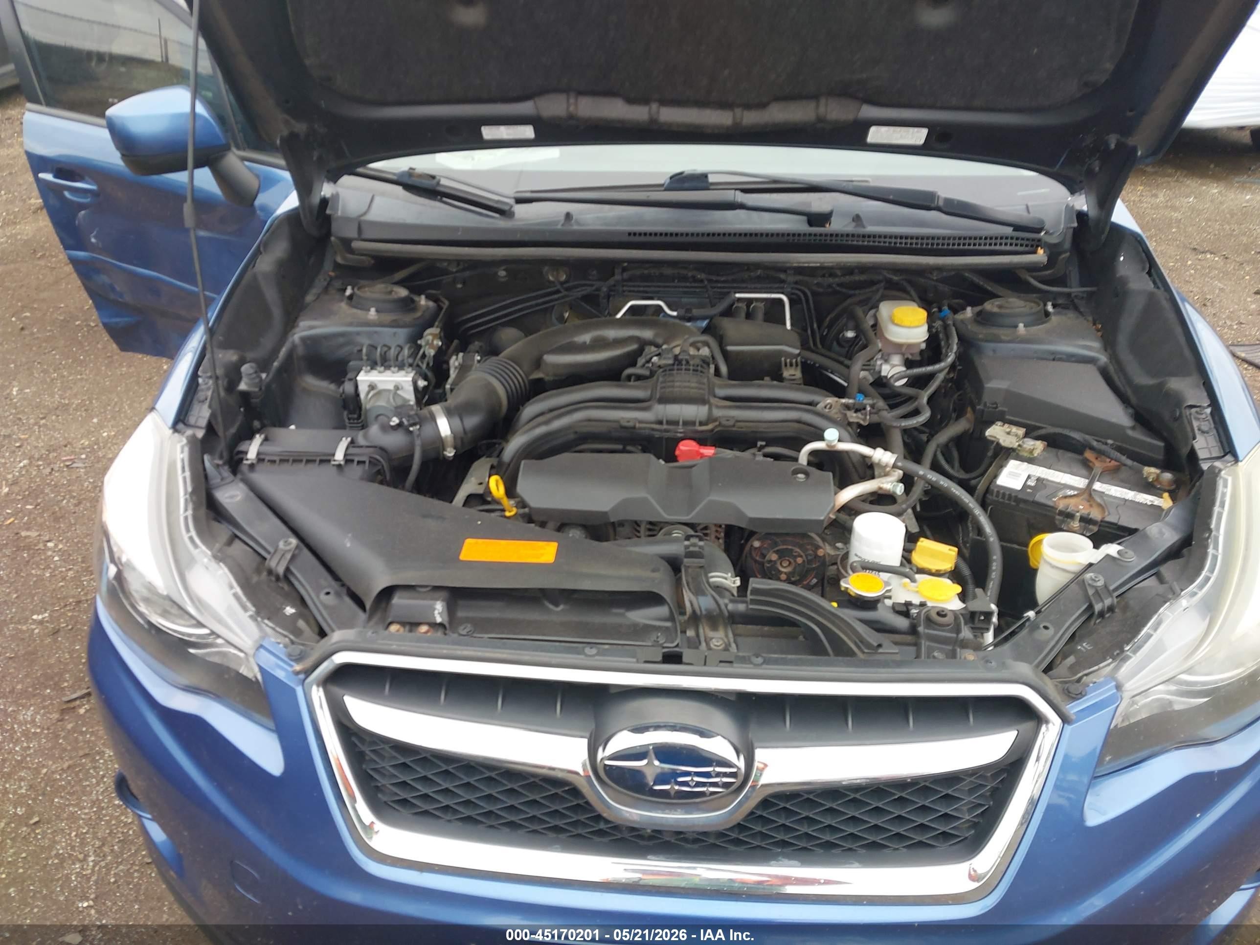 2014 Subaru Xv Crosstrek 2.0i Premium Blue vin: JF2GPACC5E8258420