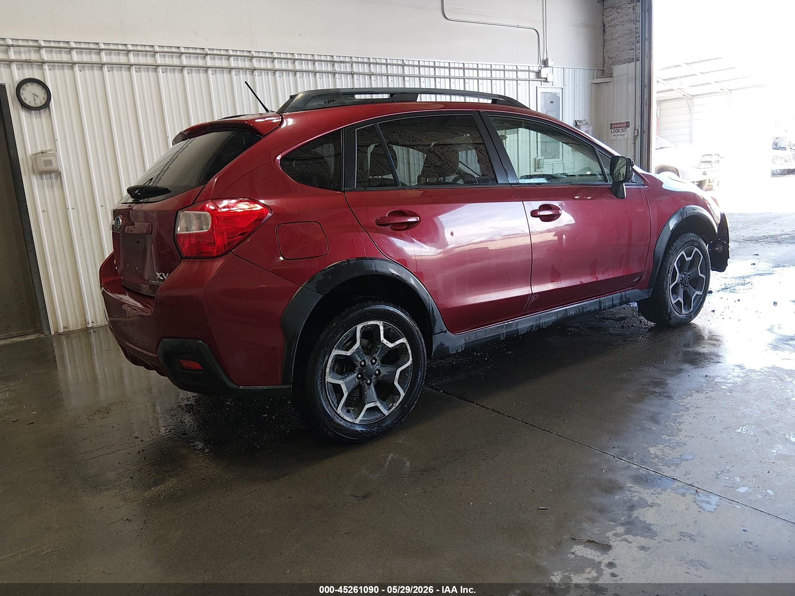 2014 Subaru Xv Crosstrek 2.0i Premium Red vin: JF2GPACC5E8290008