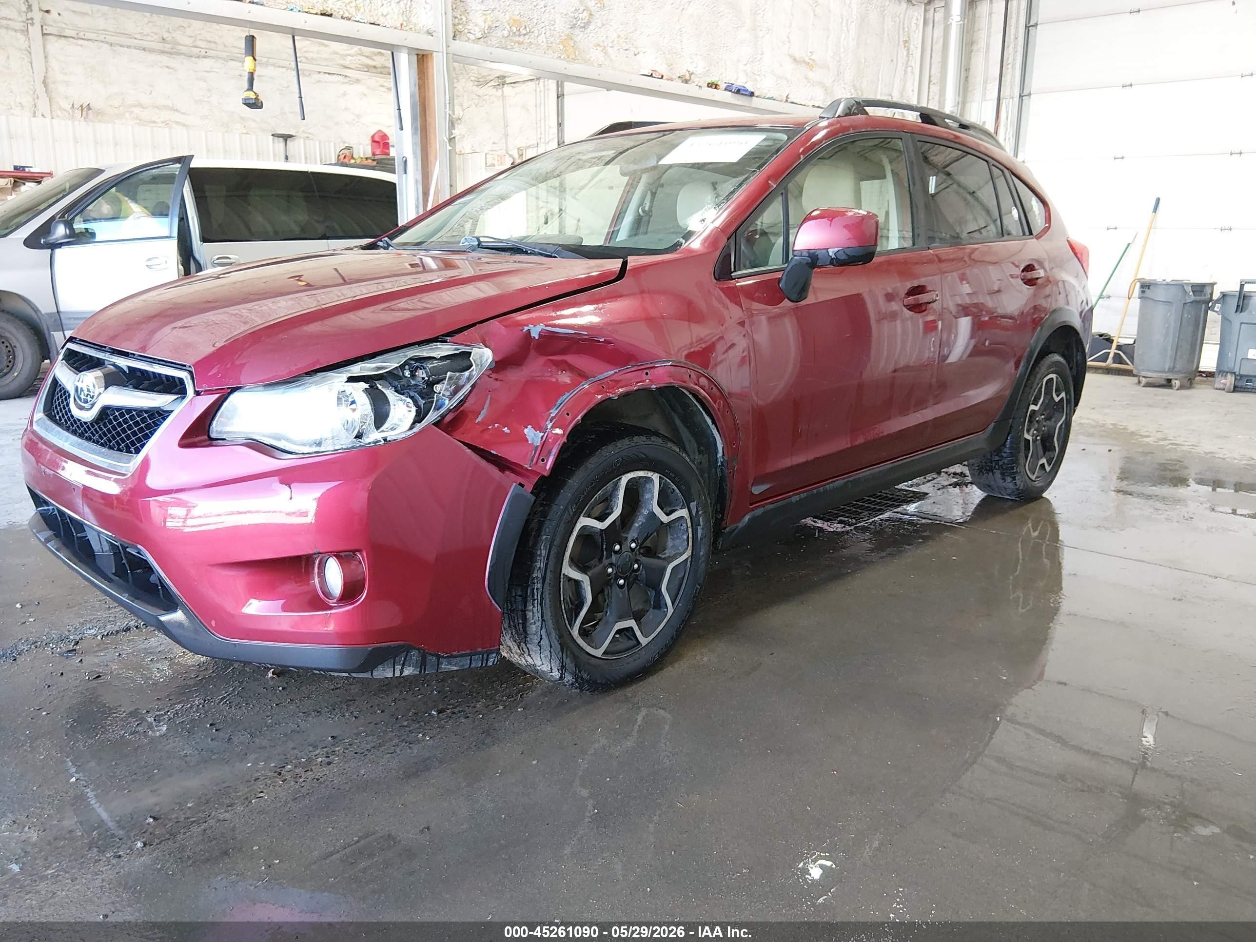 2014 Subaru Xv Crosstrek 2.0i Premium Red vin: JF2GPACC5E8290008
